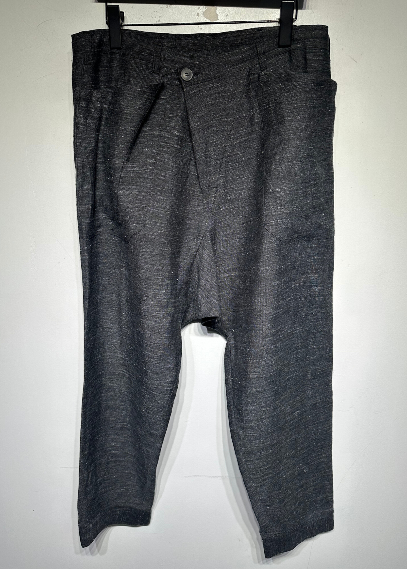 Jan Jan Van Essche Charcoal Cropcrotch Pants 32