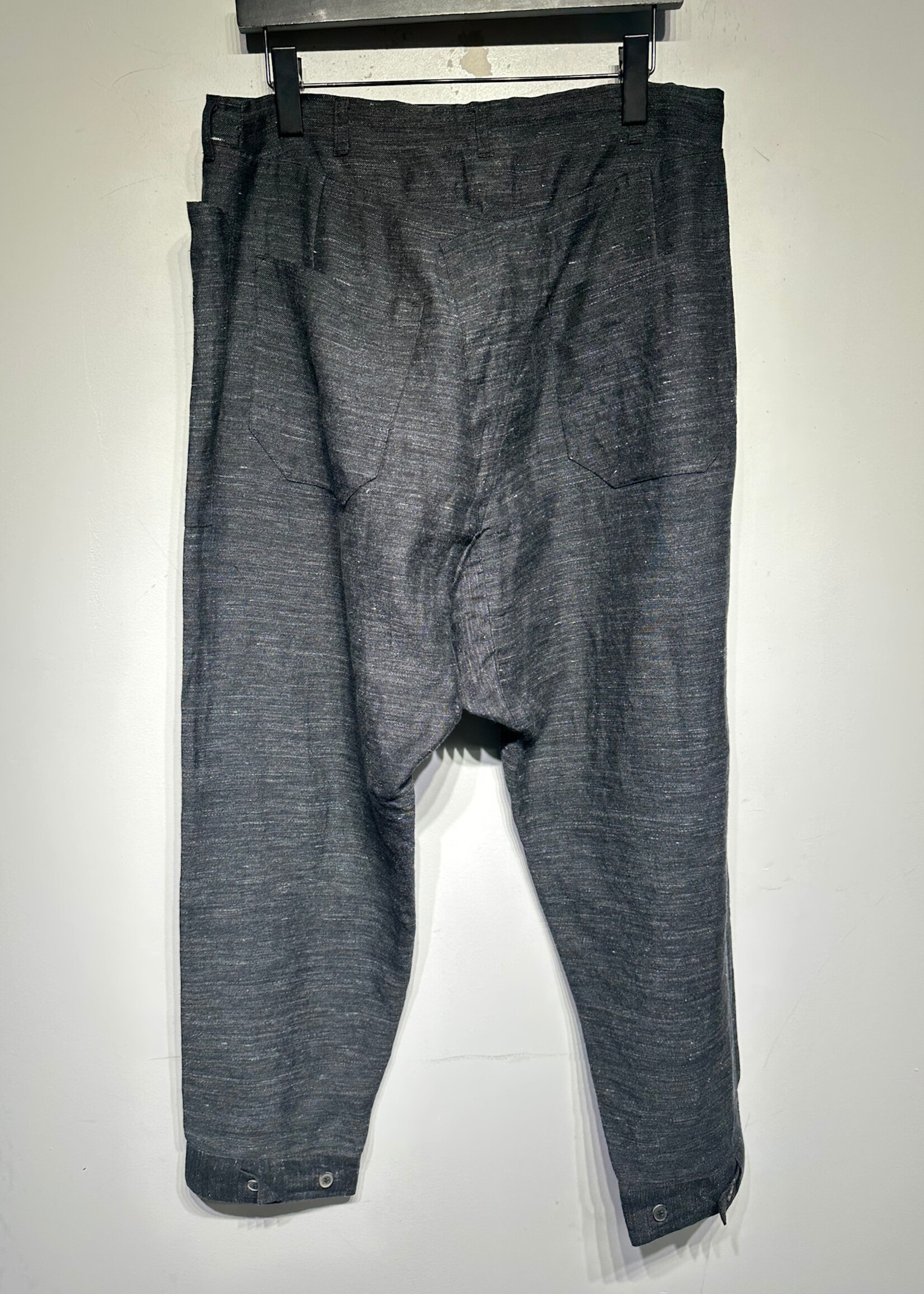 Jan Jan Van Essche Charcoal Cropcrotch Pants 32