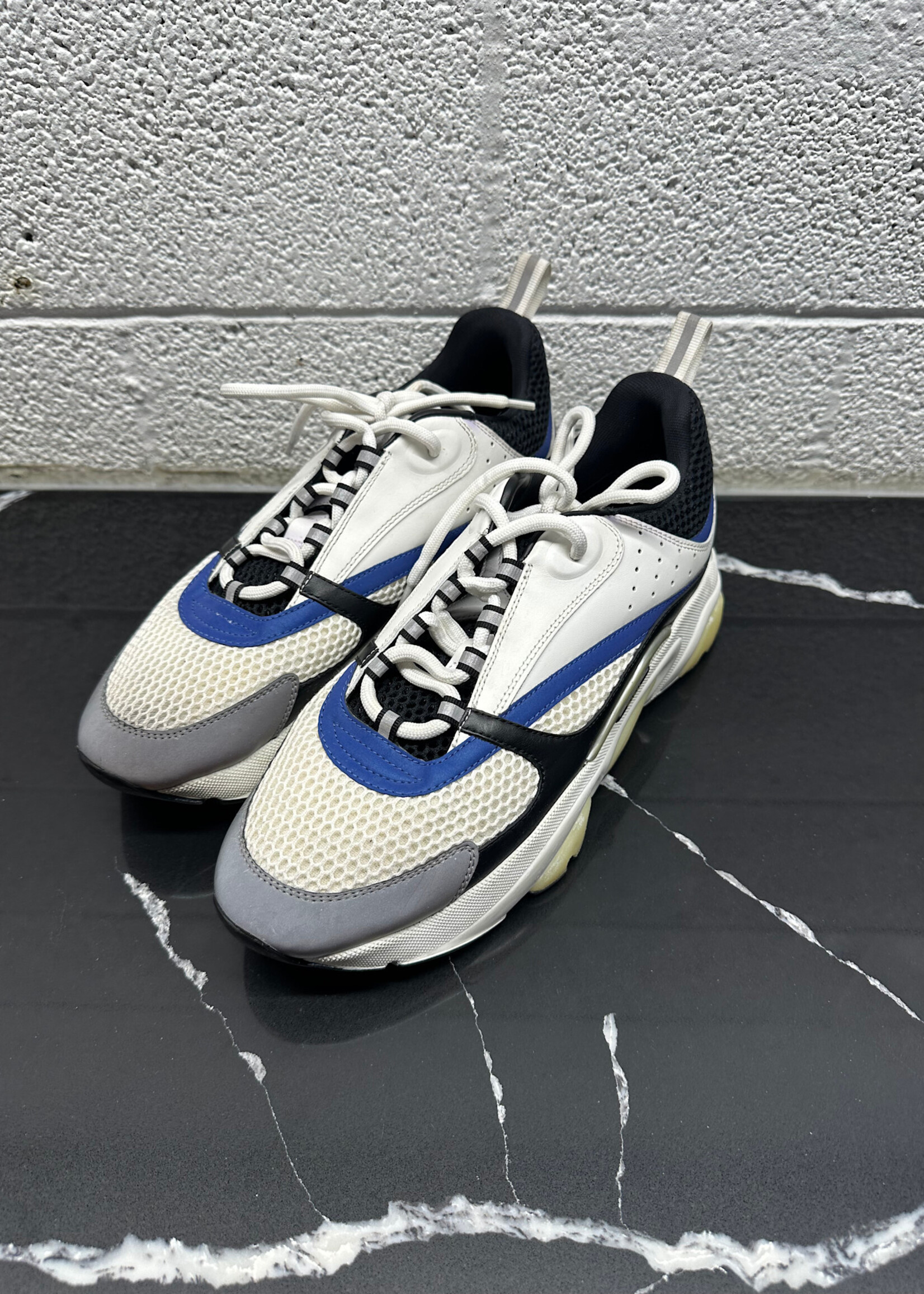 Dior B22 Blue White Runners Masc 43/10