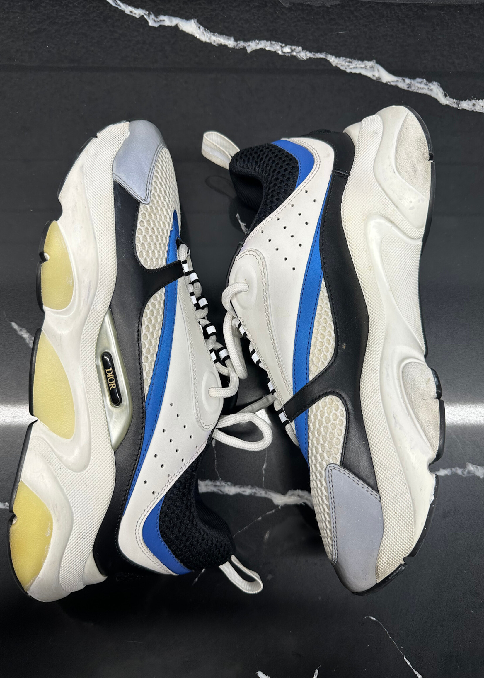 Dior B22 Blue White Runners Masc 43/10