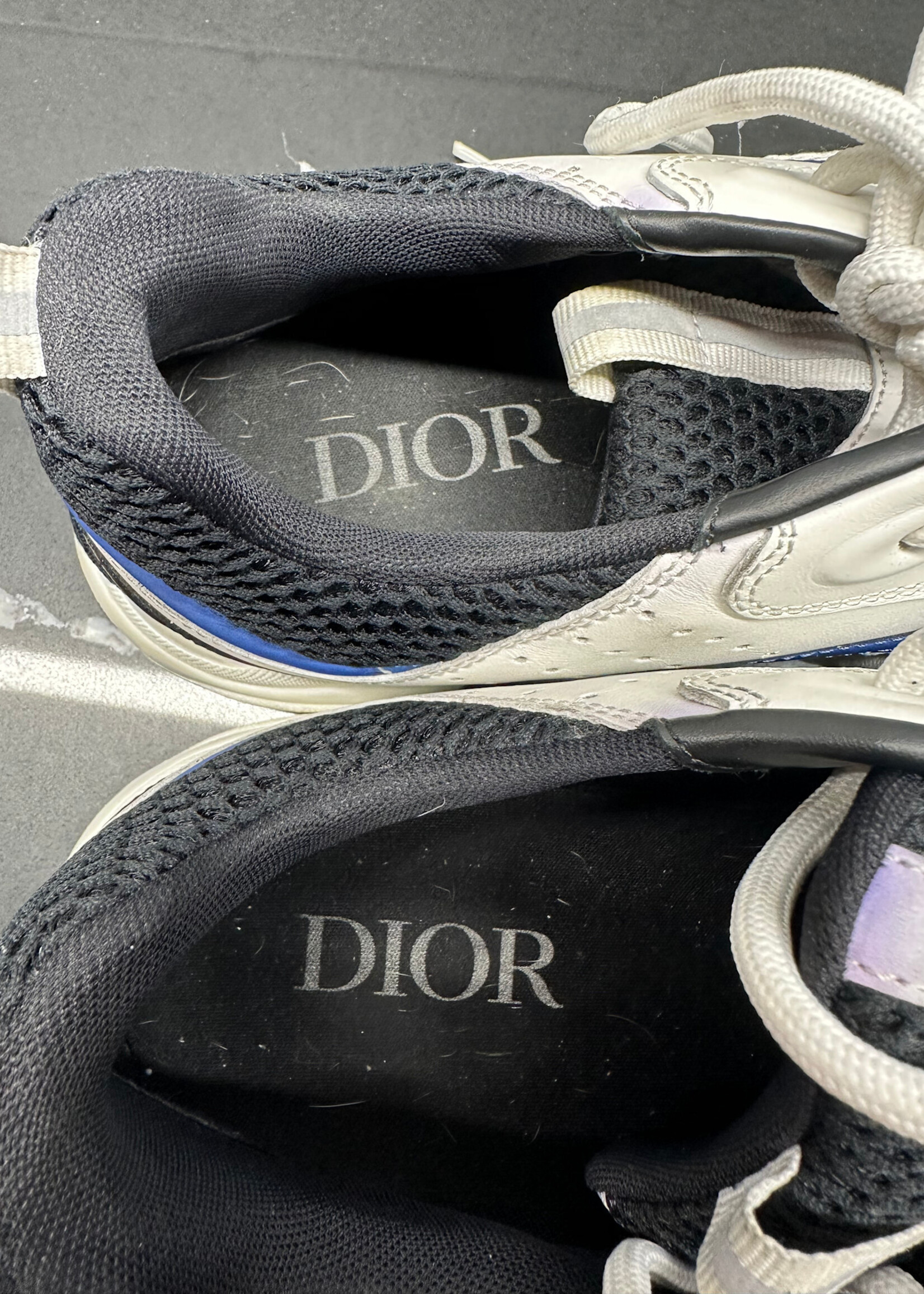 Dior B22 Blue White Runners Masc 43/10