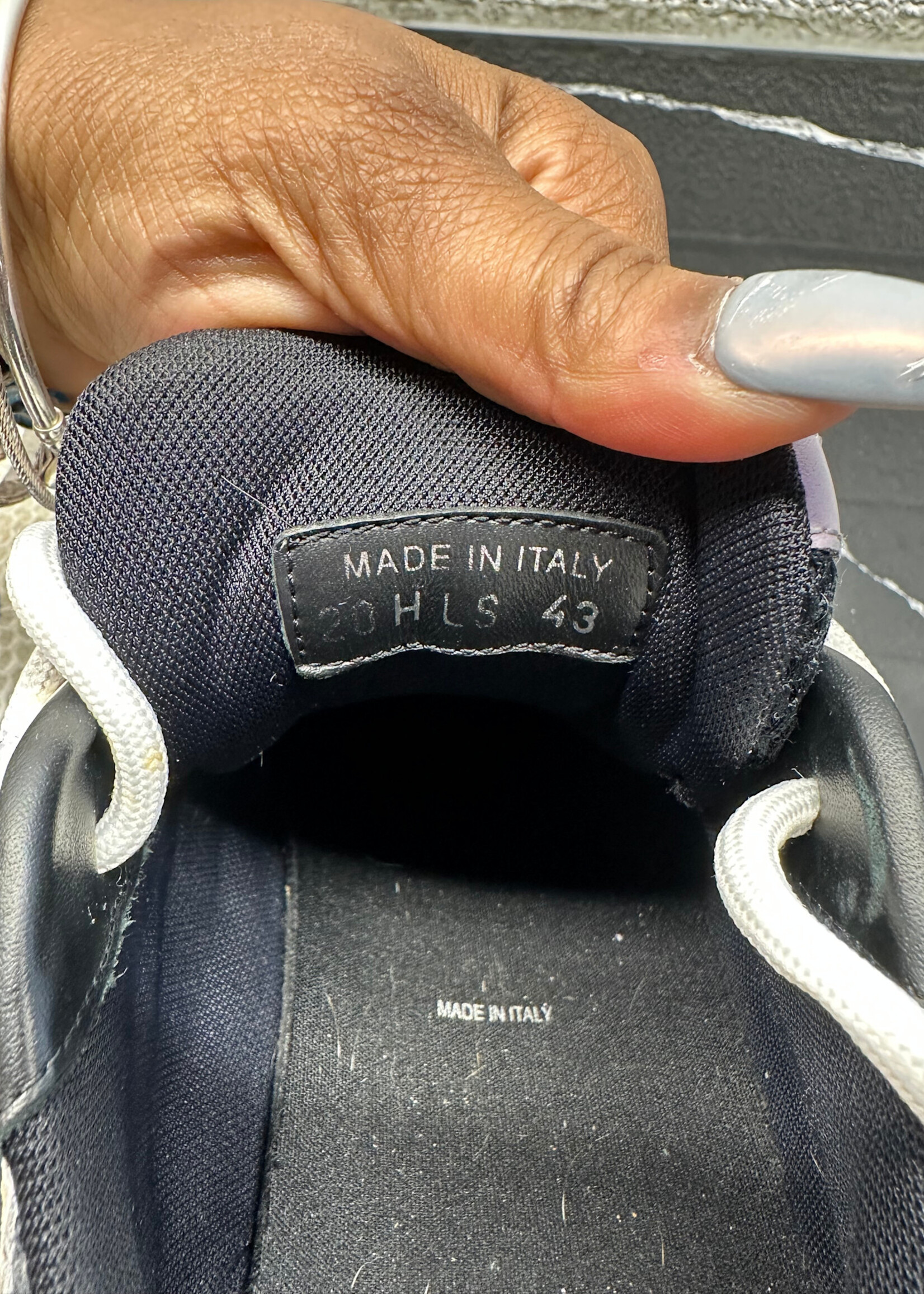 Dior B22 Blue White Runners Masc 43/10