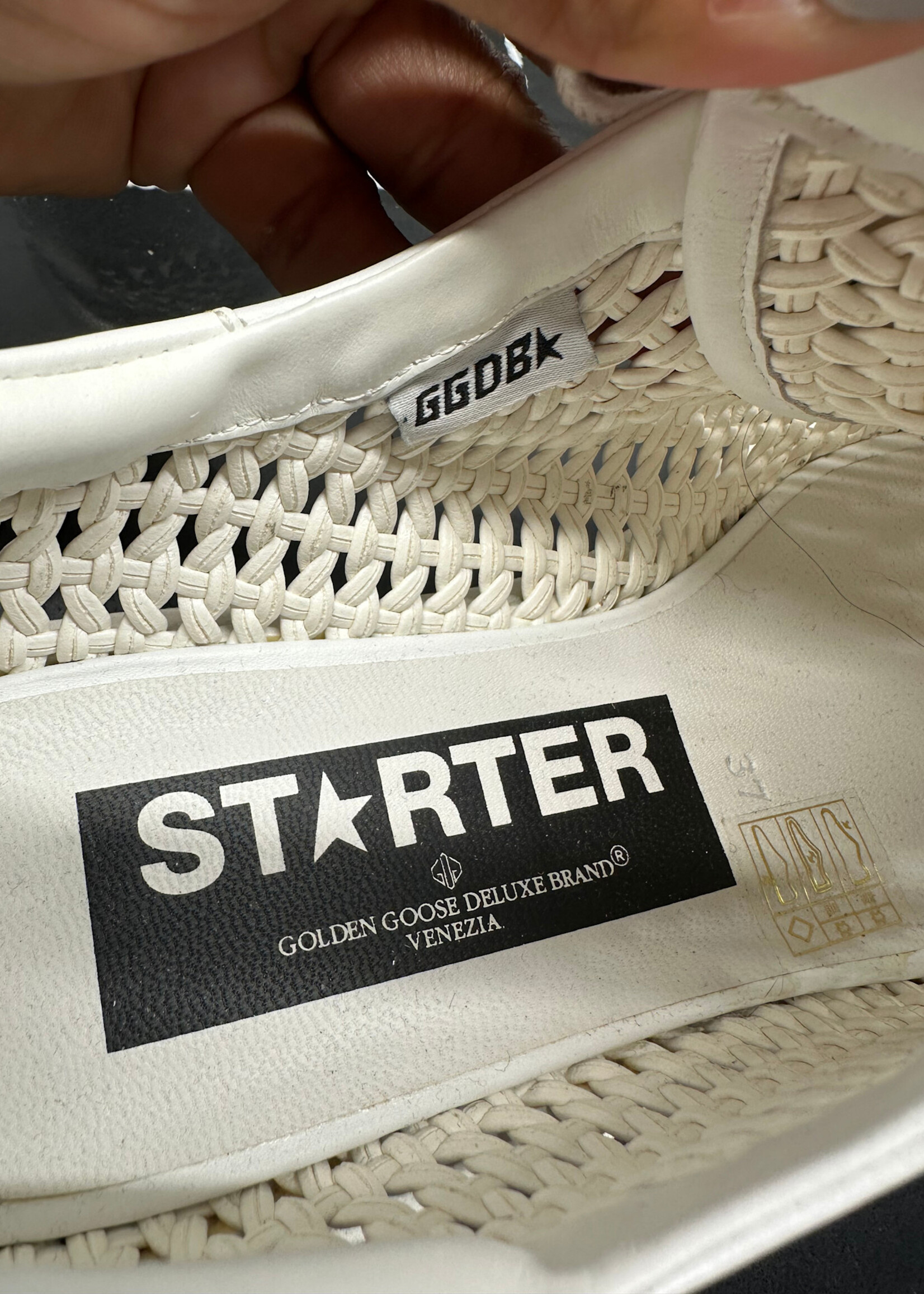 Golden Goose Woven Starter Sneakers Fem 7