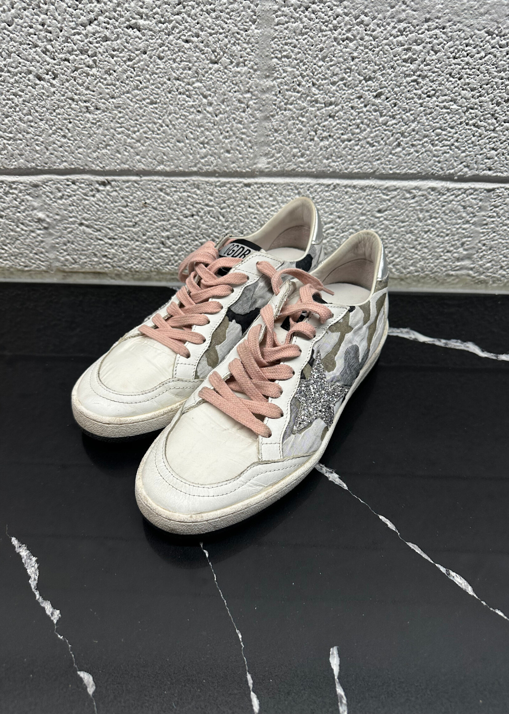 Golden Goose Ballstar Camoflage Fem 7