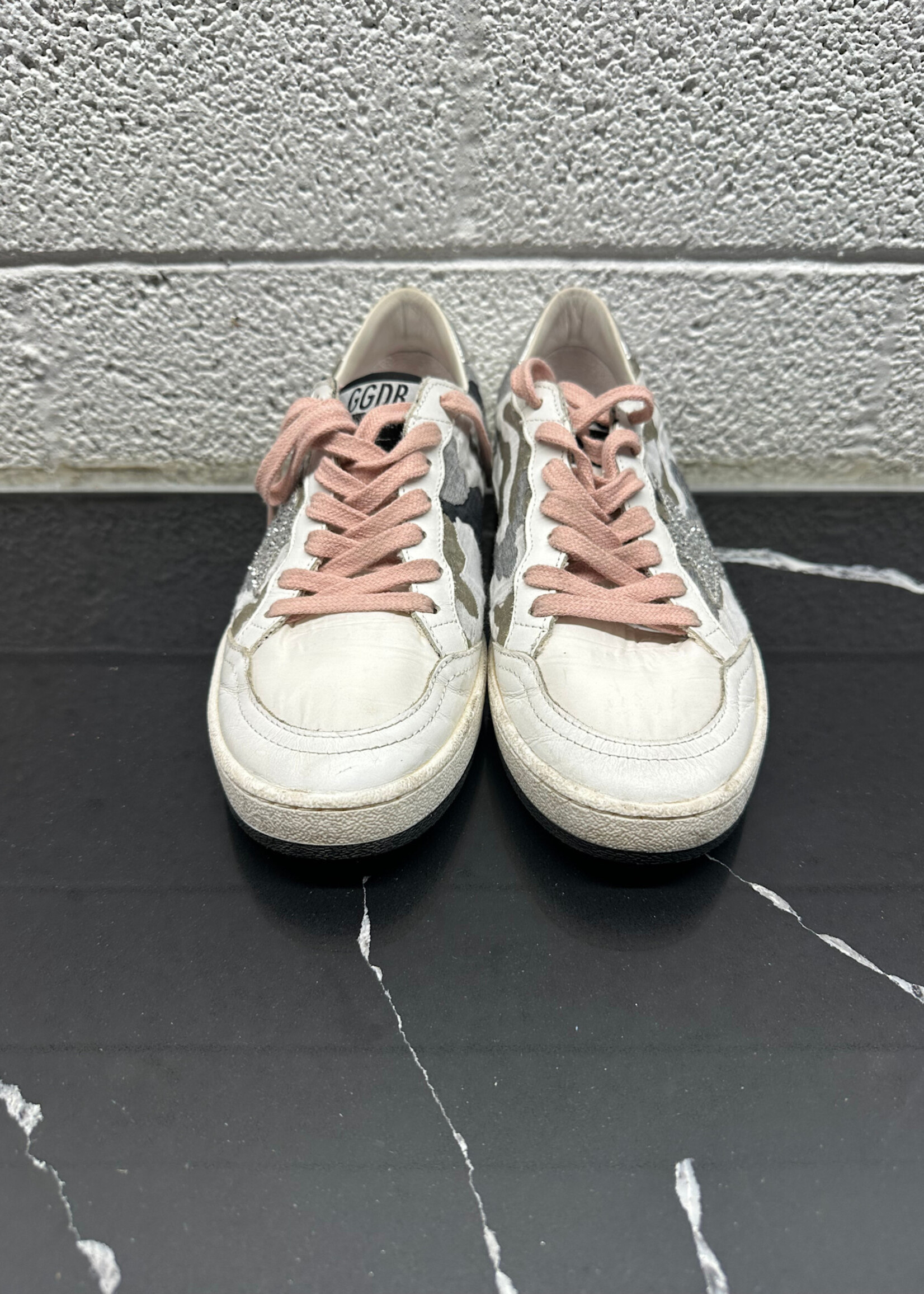Golden Goose Ballstar Camoflage Fem 7