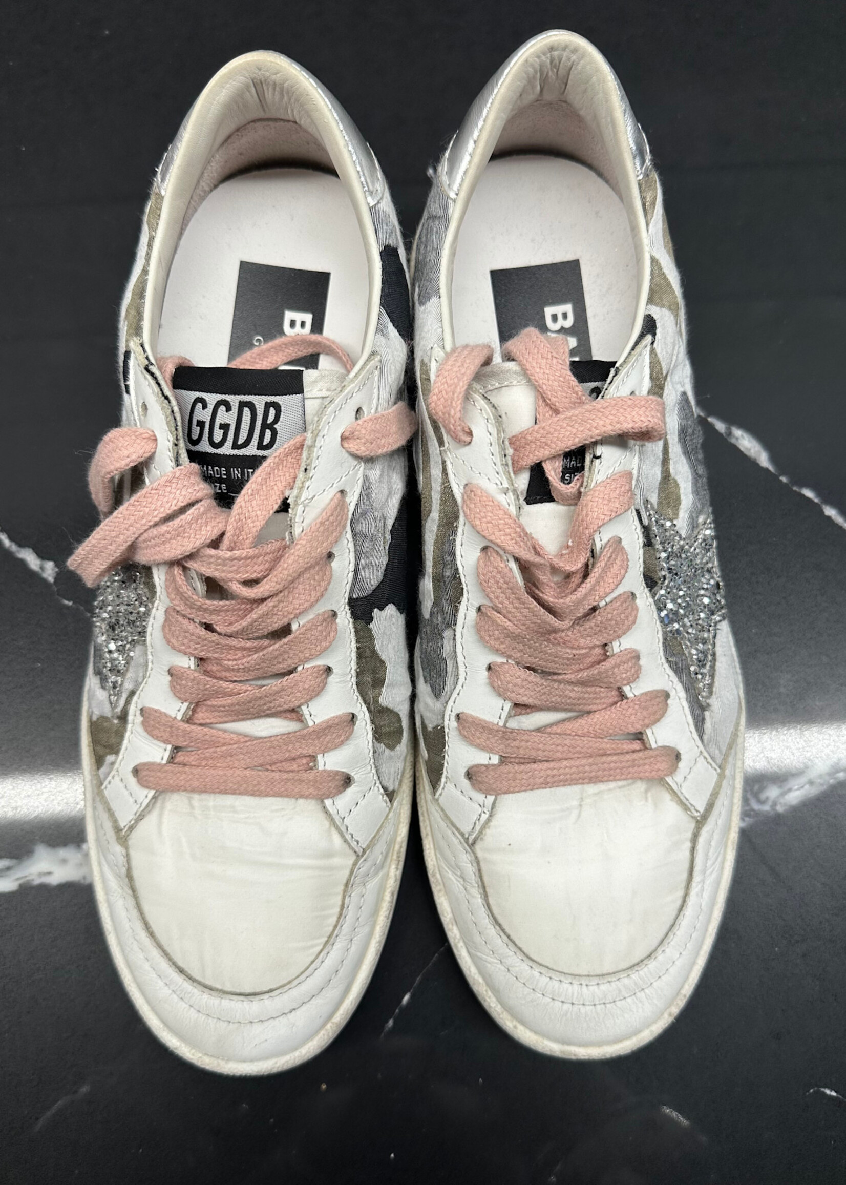 Golden Goose Ballstar Camoflage Fem 7