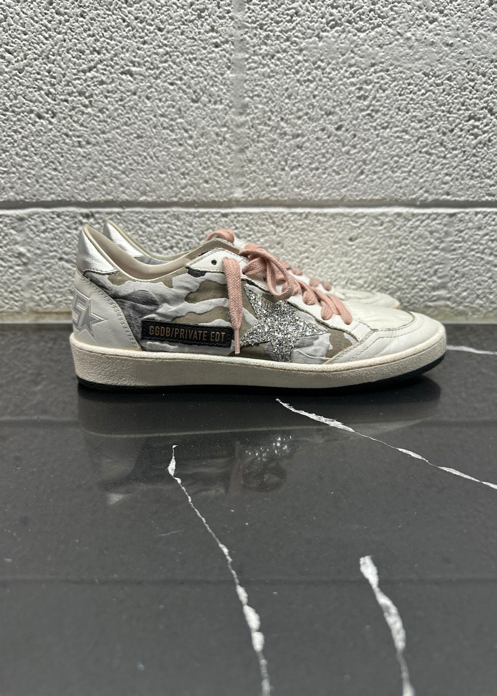Golden Goose Ballstar Camoflage Fem 7