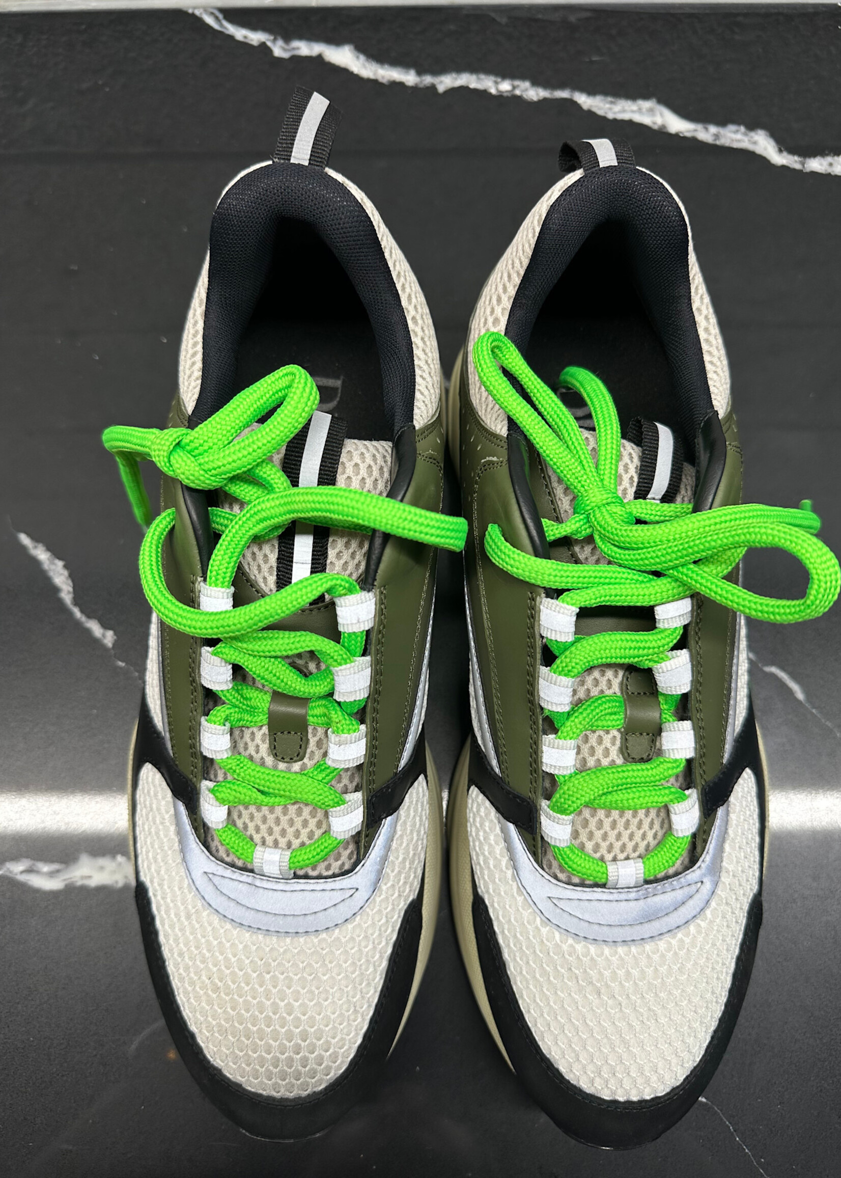 Dior B22 Green Black Runners Masc 44/11