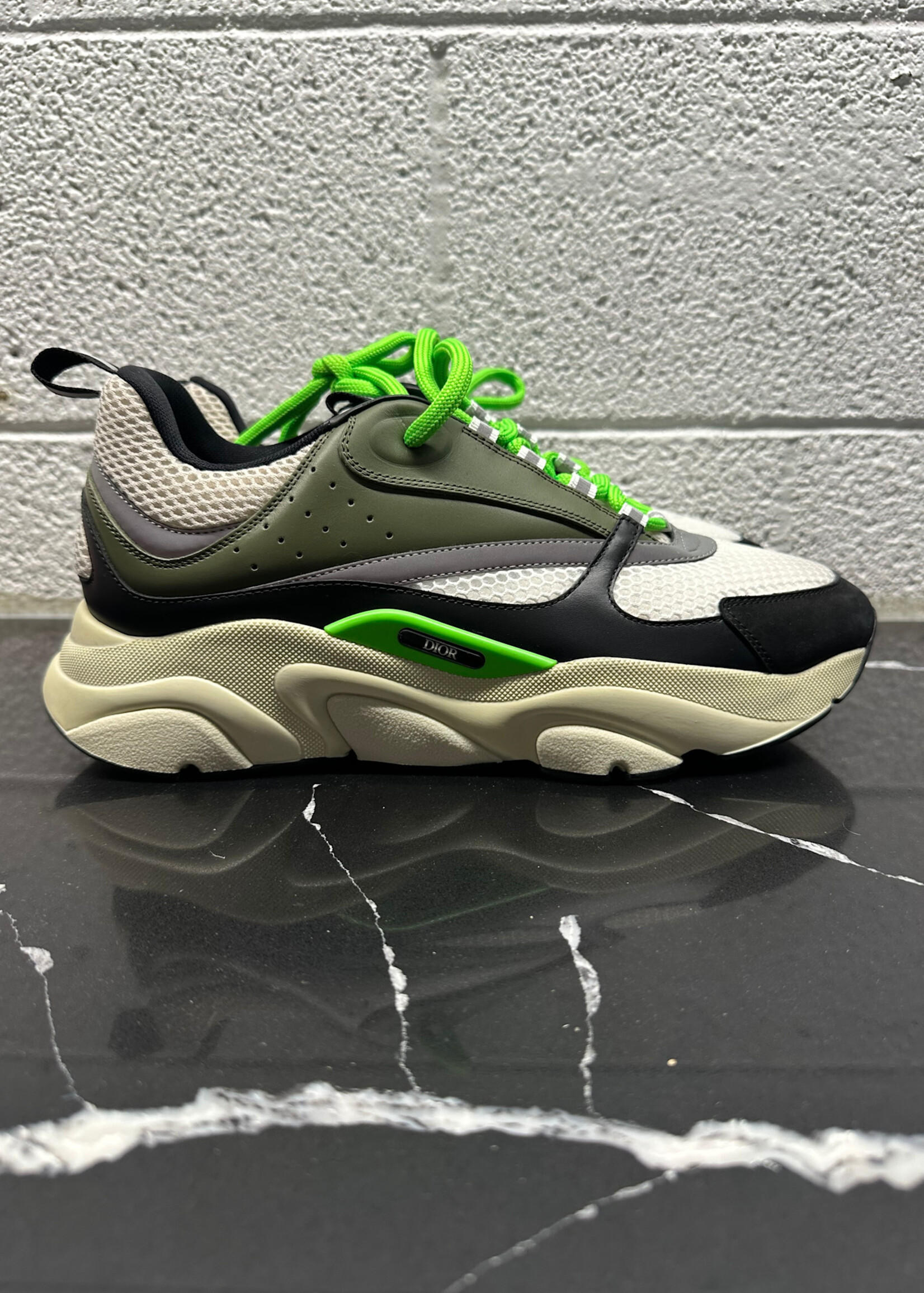 Dior B22 Green Black Runners Masc 44/11