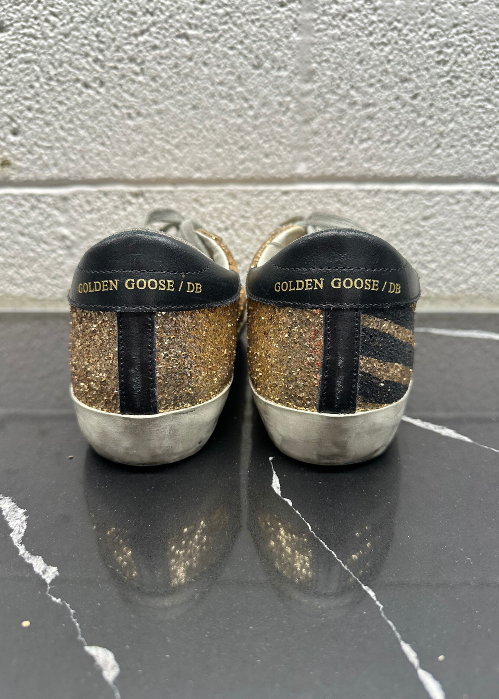 Golden Goose Gold Shimmer Shoes Fem 7