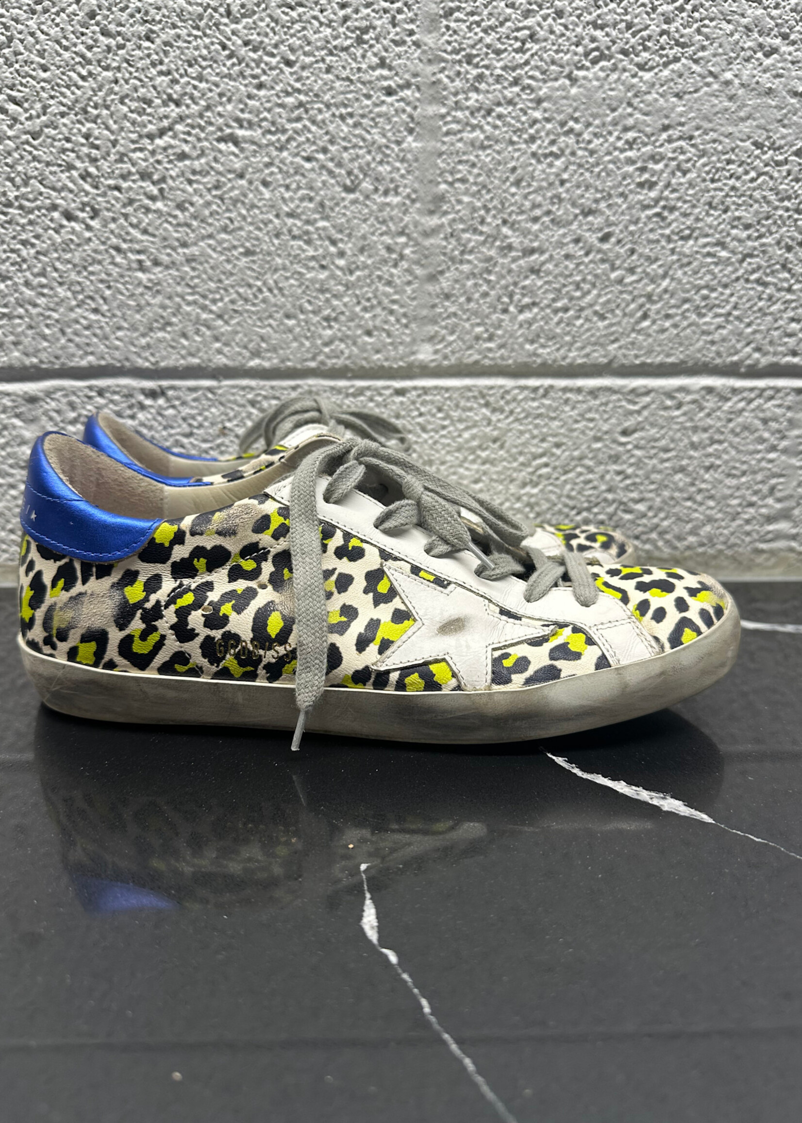 Golden Goose Superstar Leapord Print Fem 6.5