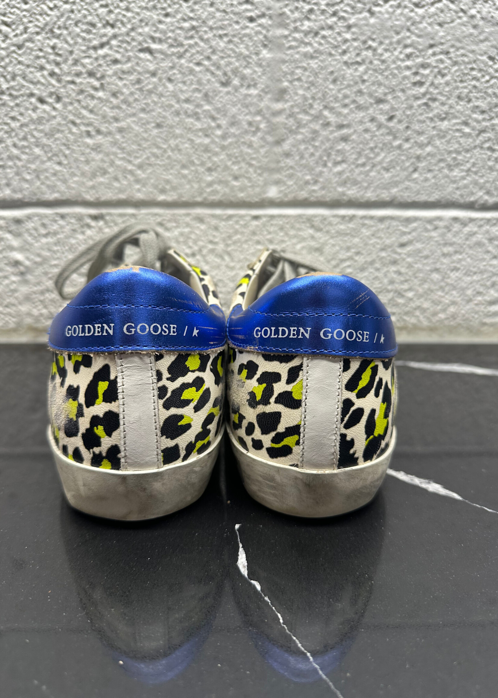 Golden Goose Superstar Leapord Print Fem 6.5