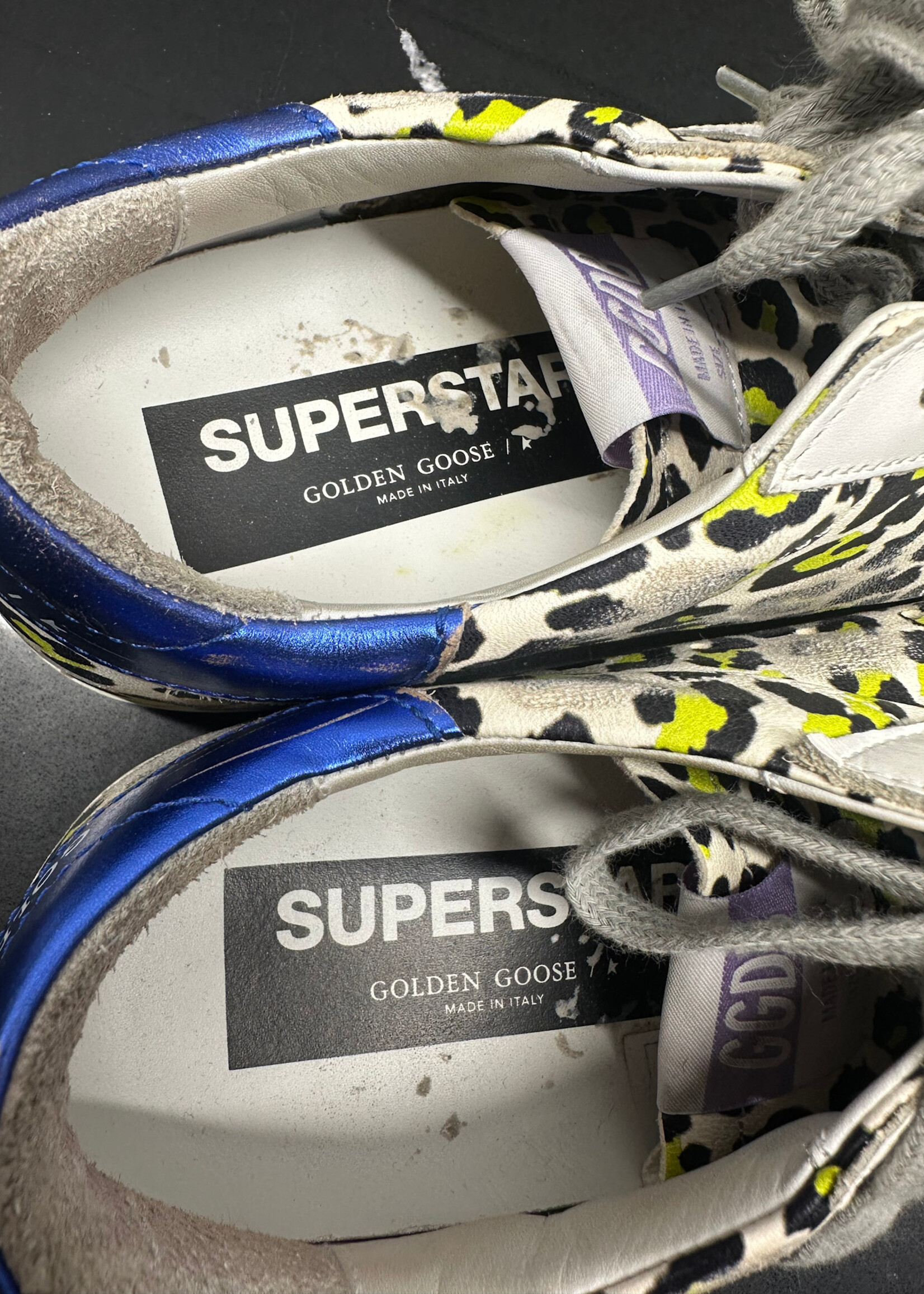 Golden Goose Superstar Leapord Print Fem 6.5