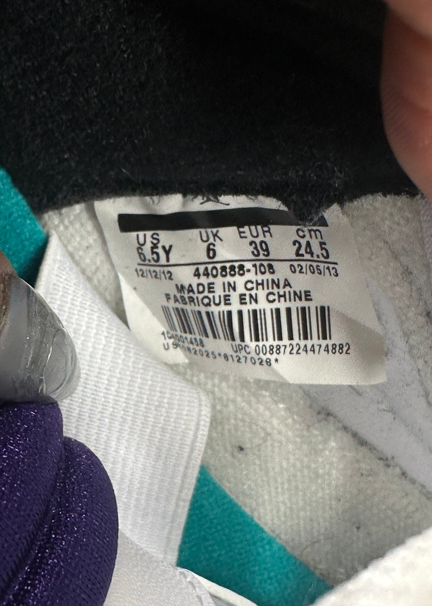 Jordan 5 Grape Fem 8