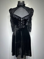 Killstar NWT Black Front Cutout LS Dress XS