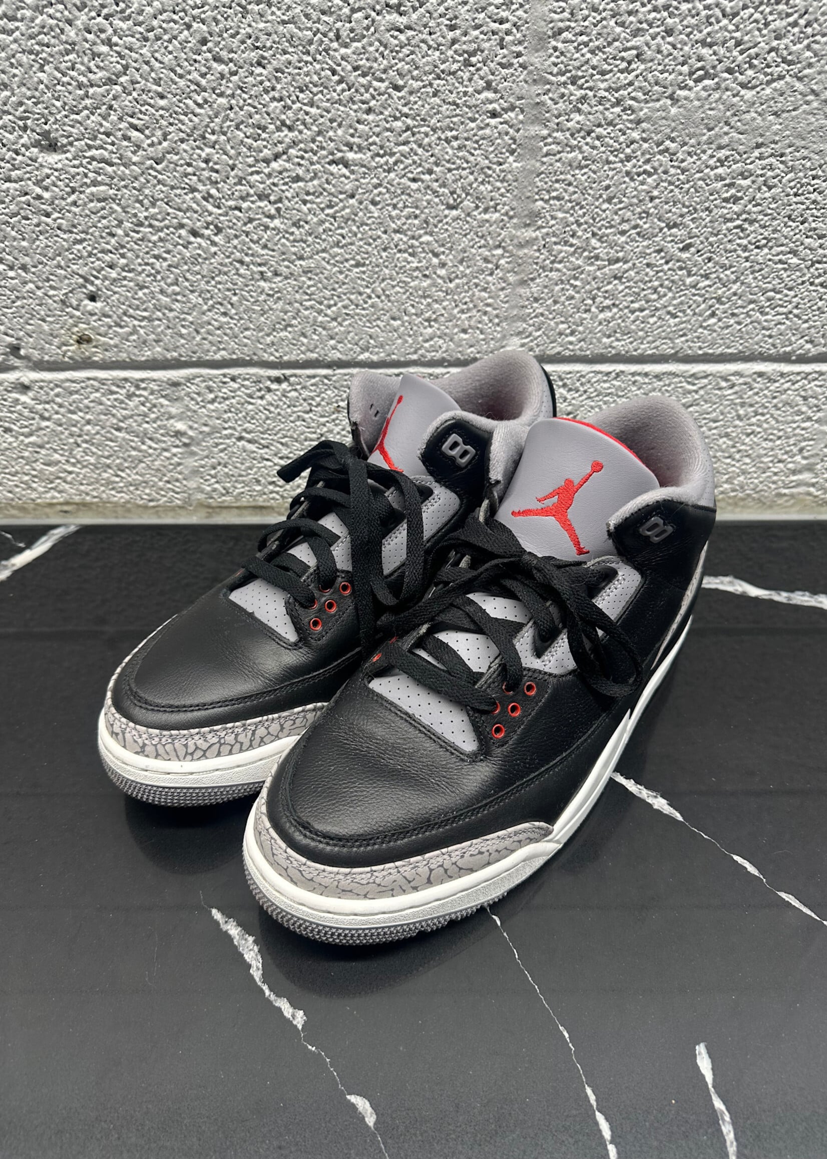 Jordan 3 Black Cement Masc 10.5