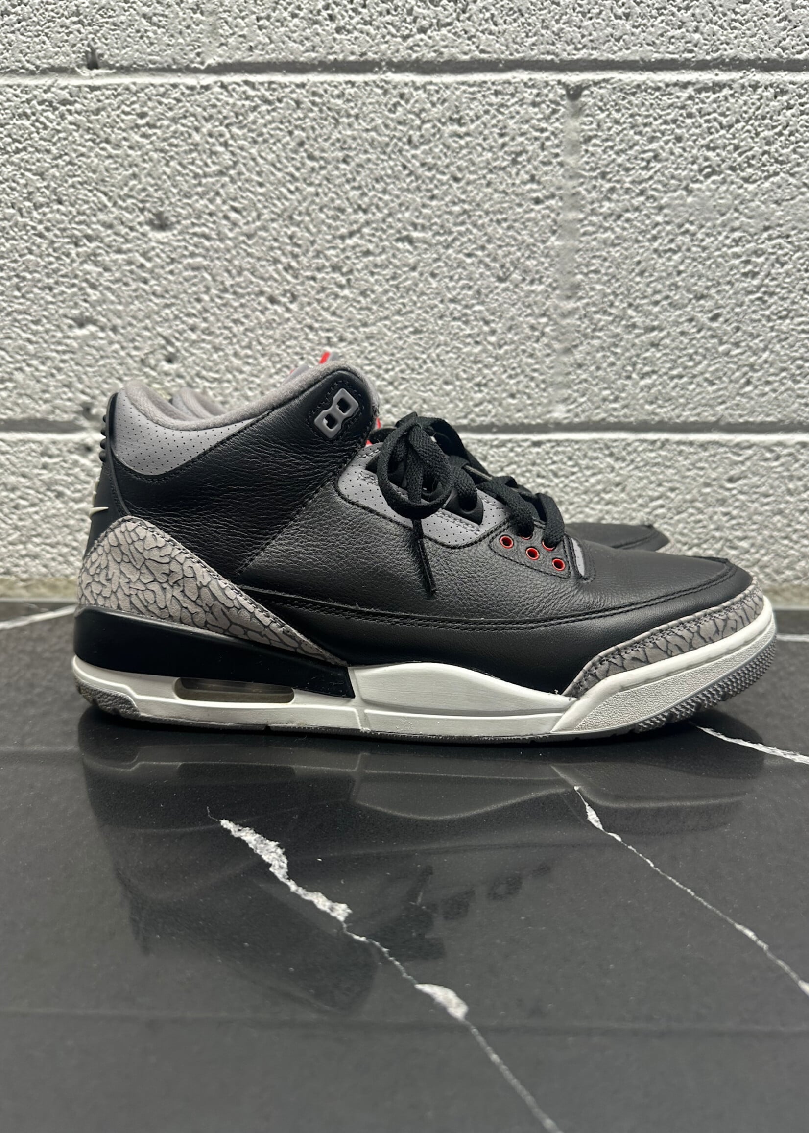 Jordan 3 Black Cement Masc 10.5