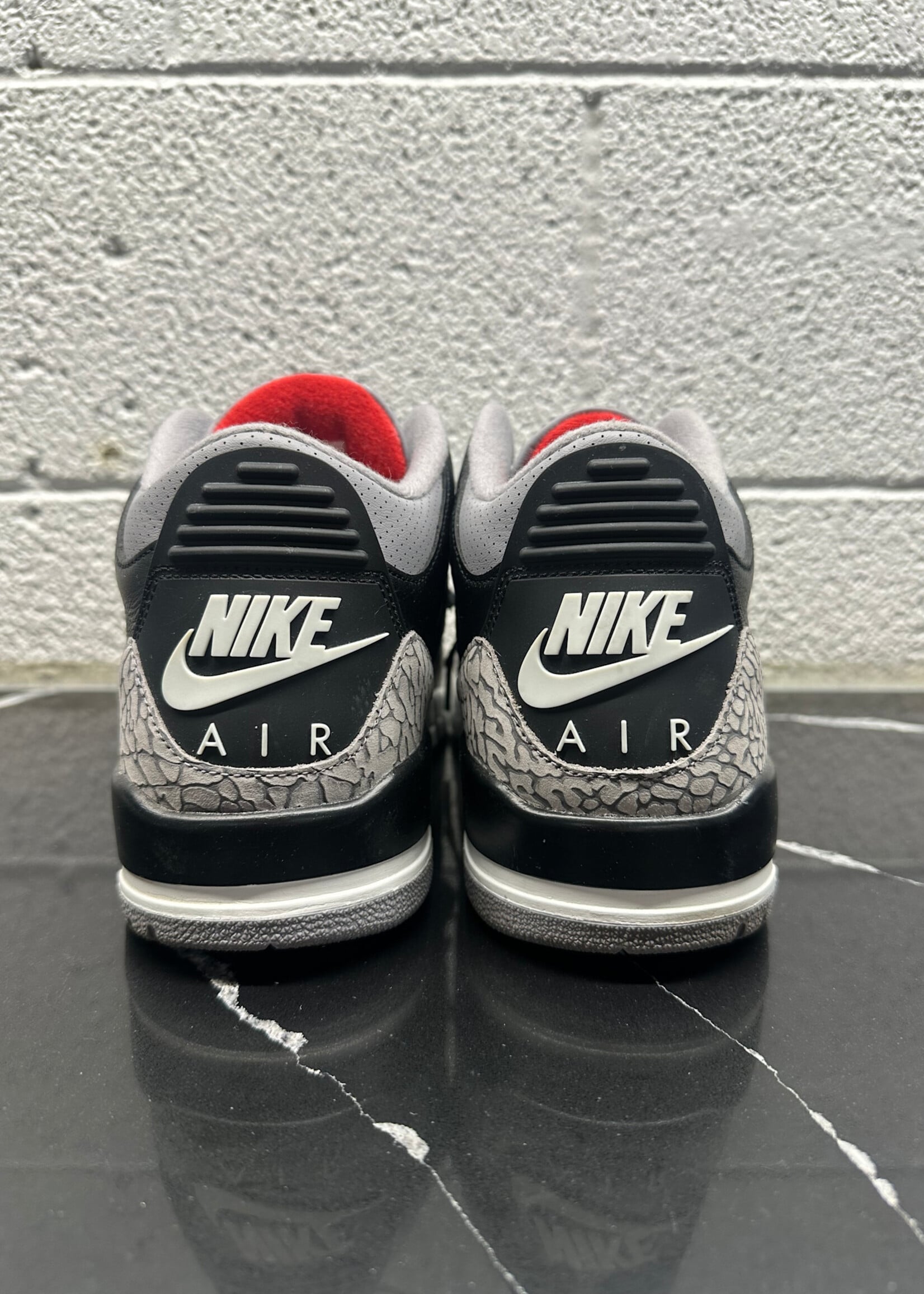 Jordan 3 Black Cement Masc 10.5