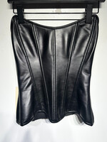 Perfect Corset Faux Leather Bustier S Fem