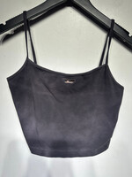 Diesel Heart Logo Grey Wash Tank Top S