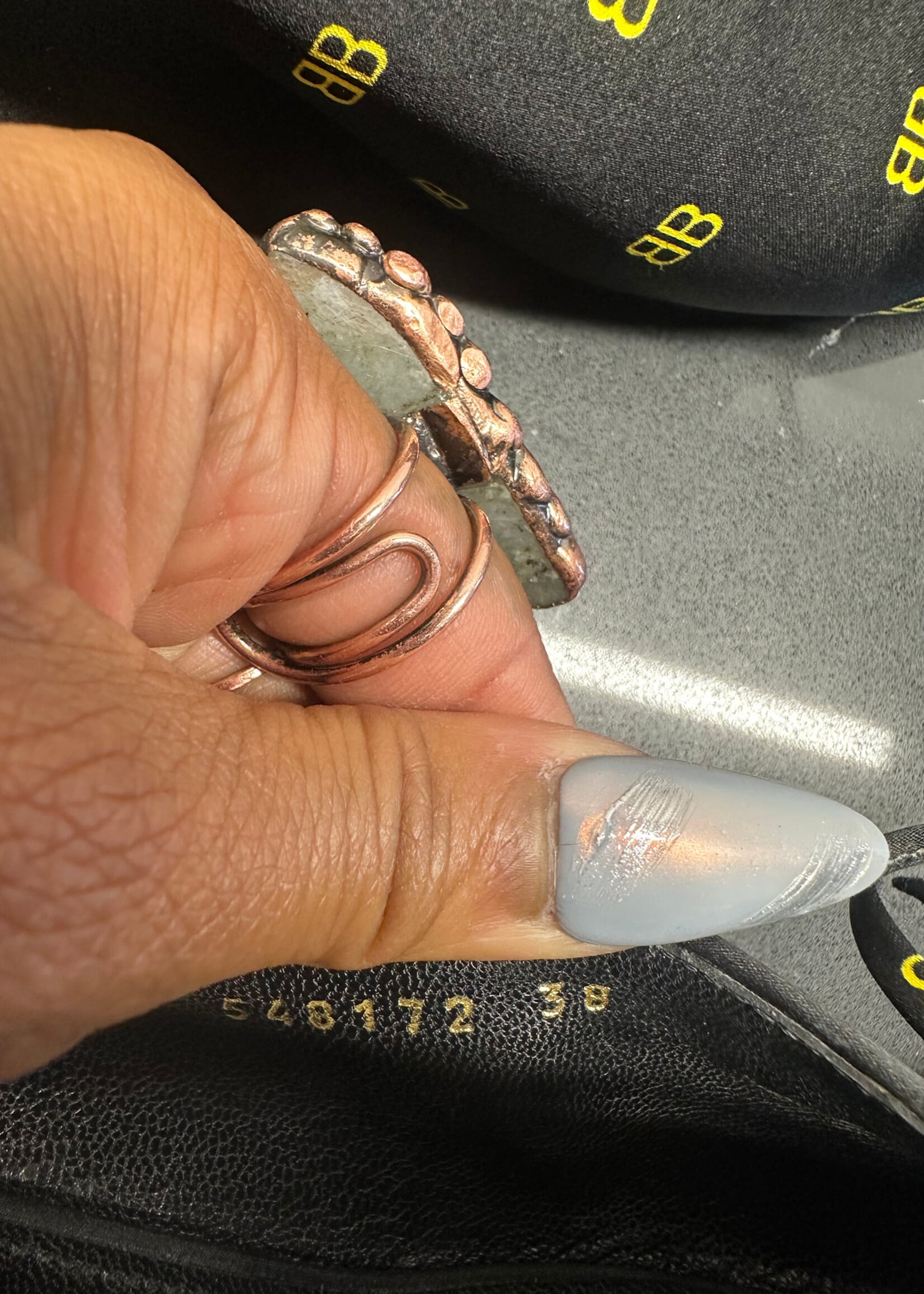 Balenciaga Black Yellow Knife Mule 7.5 Fem