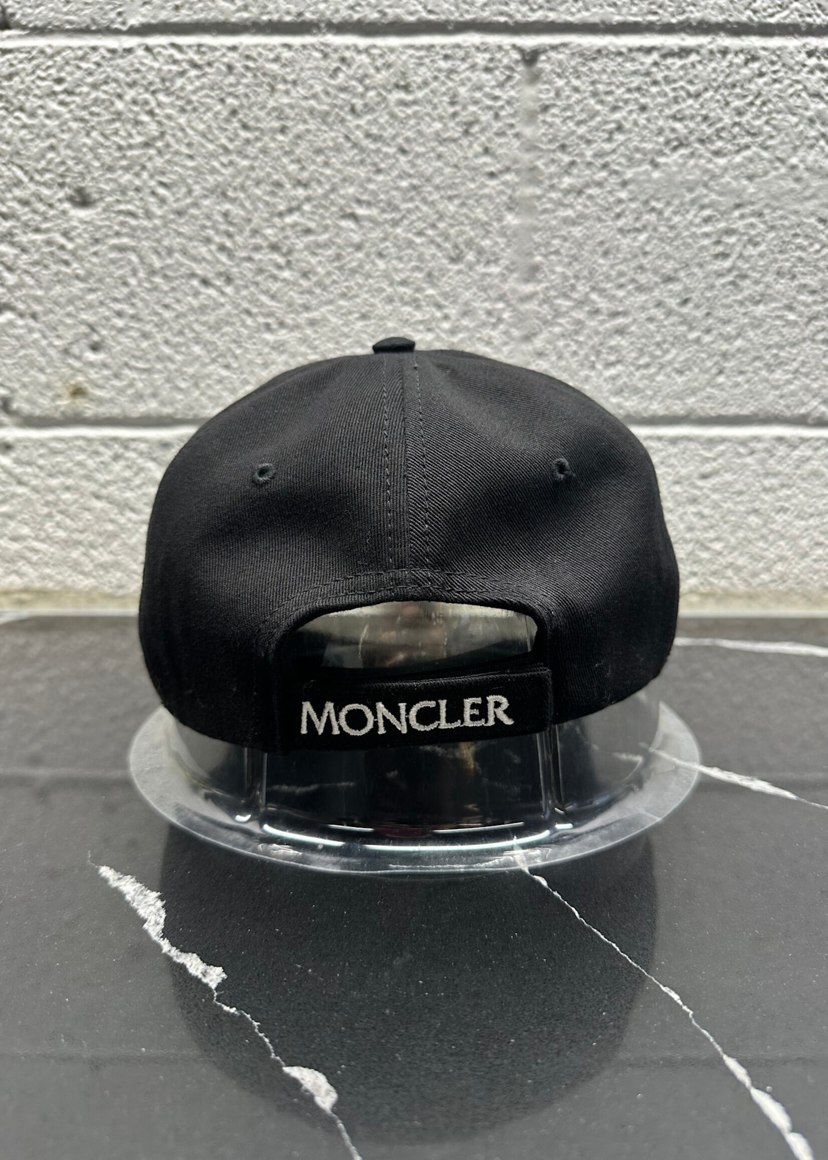 Moncler Black Logo Hat OS