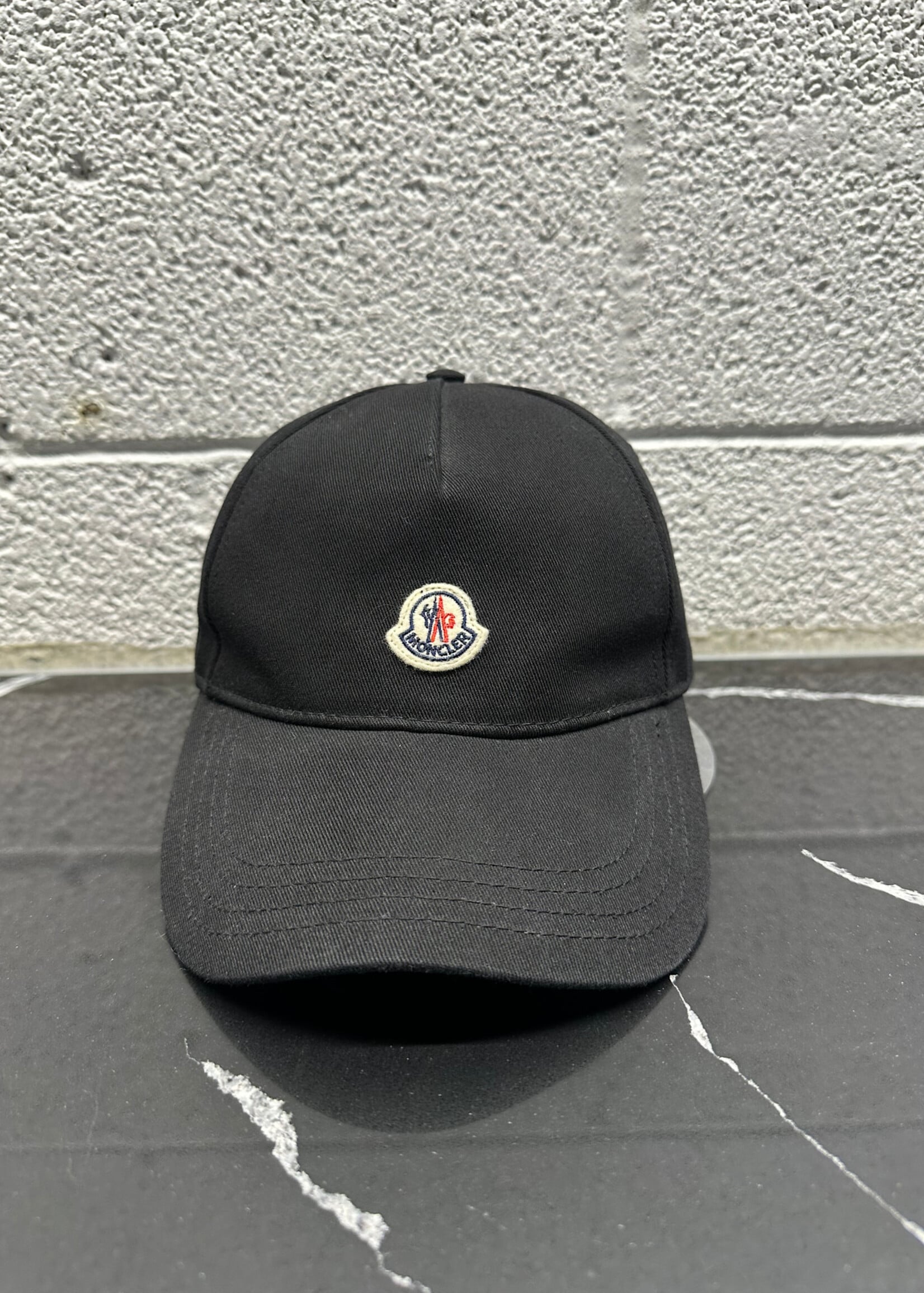 Moncler Black Logo Hat OS
