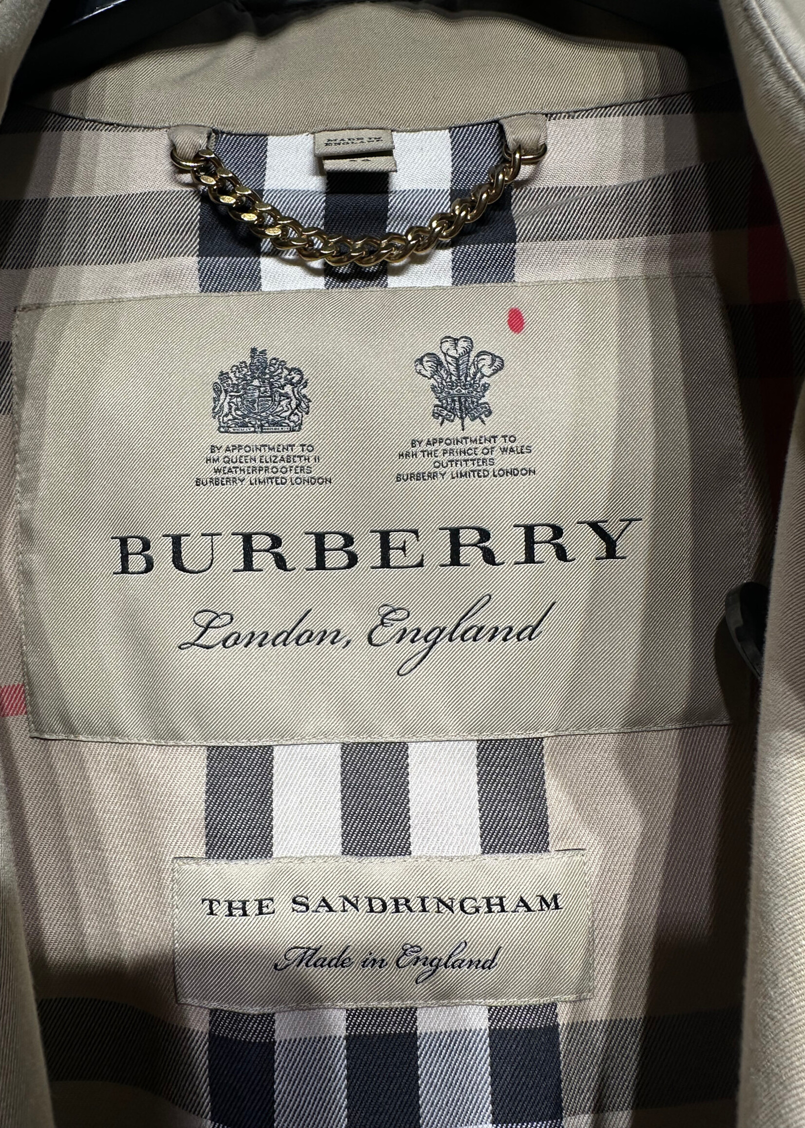 Burberry Kensington Beige Trench Masc XL