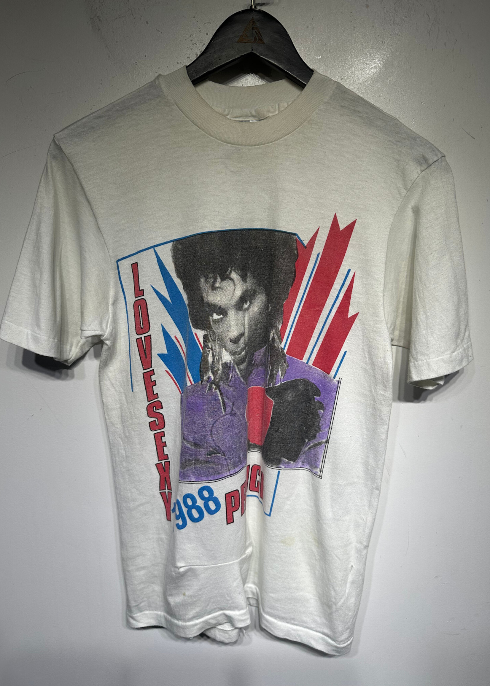 Prince 1988 Love Sexy White Vintage Tee M