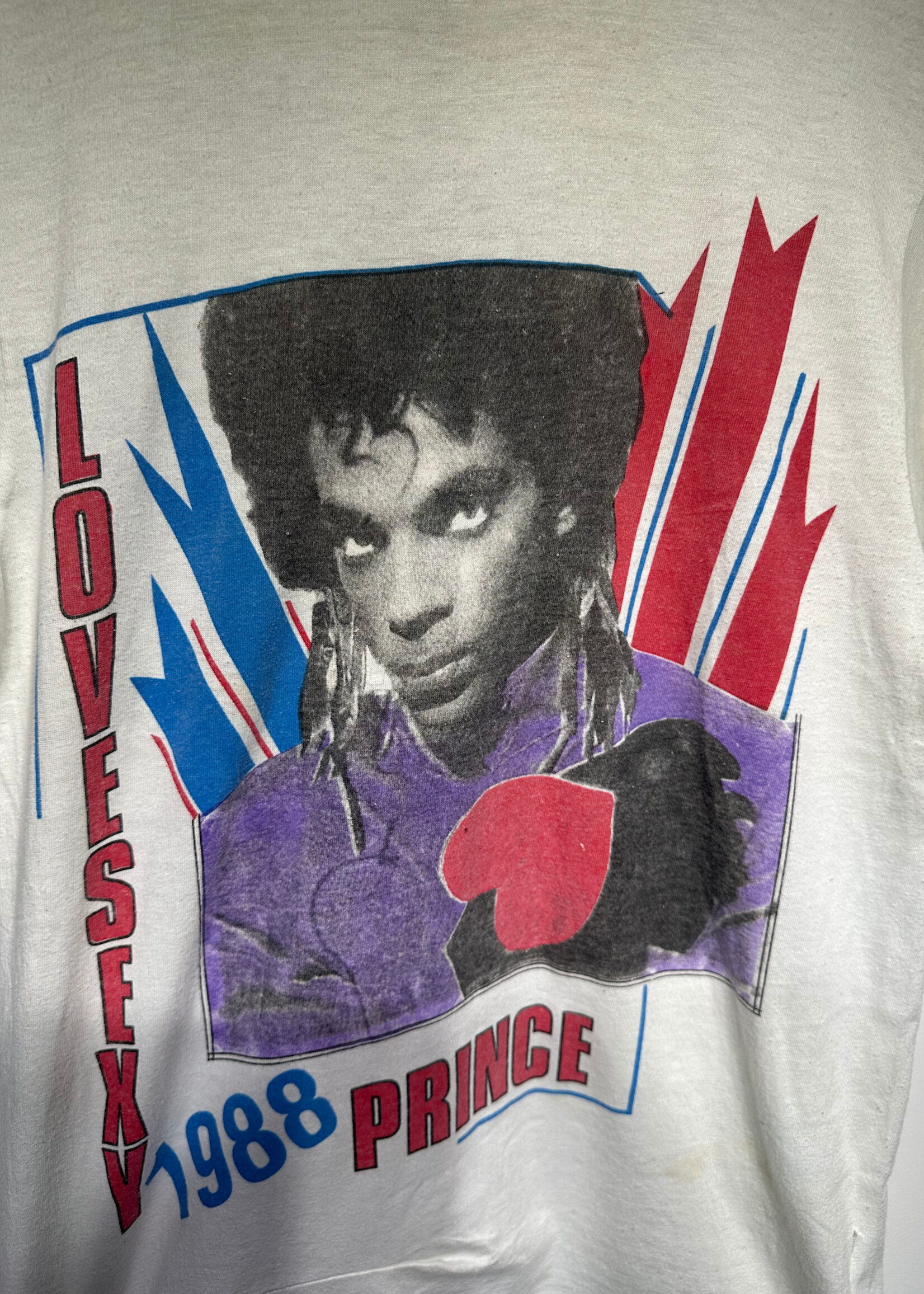Prince 1988 Love Sexy White Vintage Tee M
