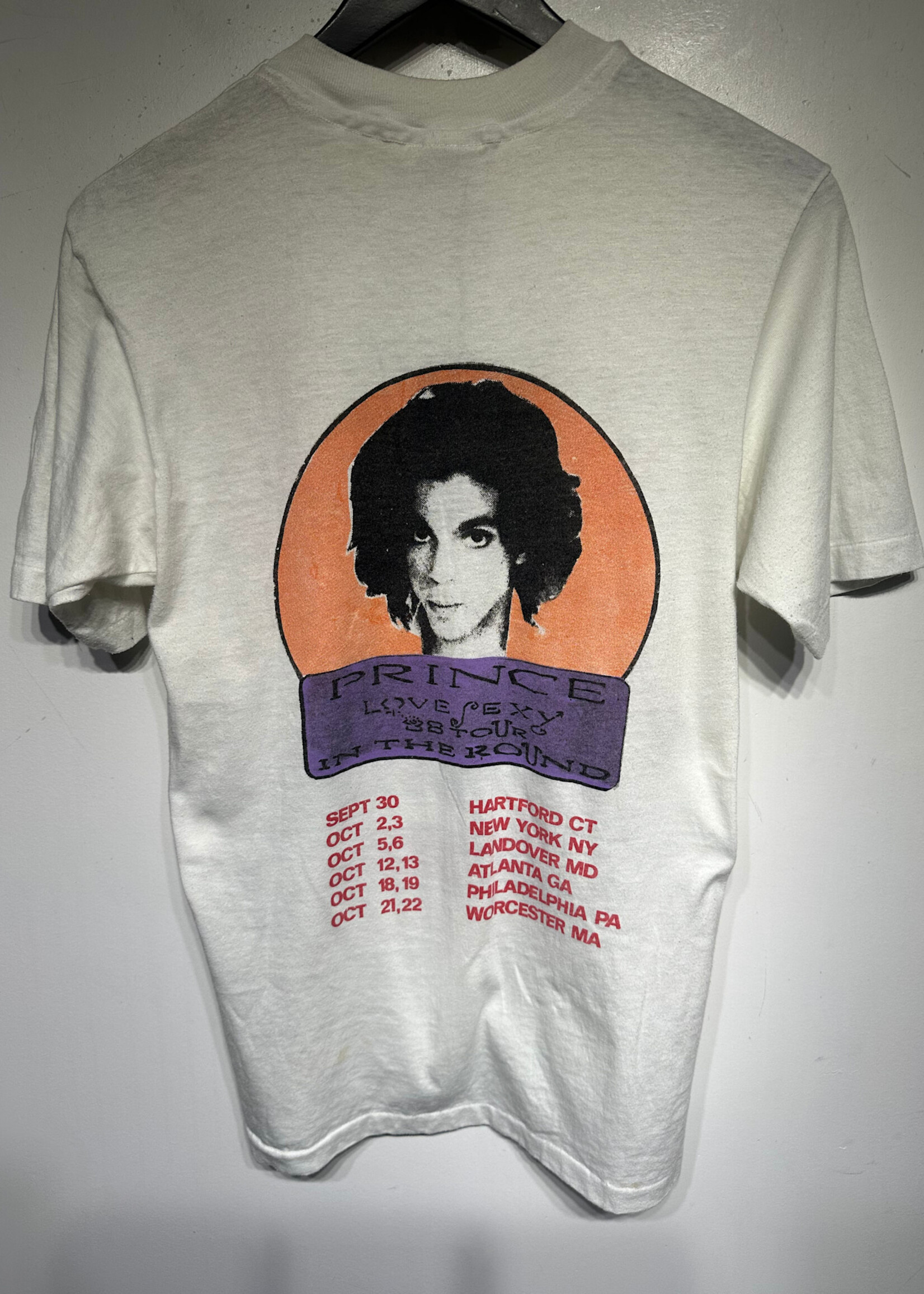 Prince 1988 Love Sexy White Vintage Tee M