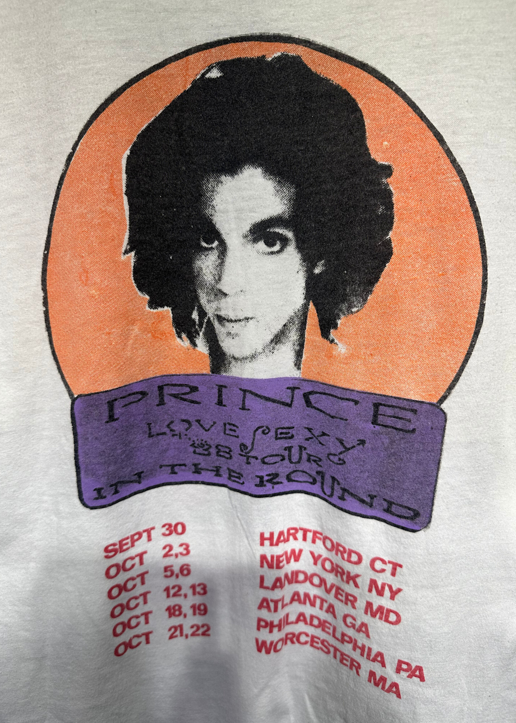 Prince 1988 Love Sexy White Vintage Tee M