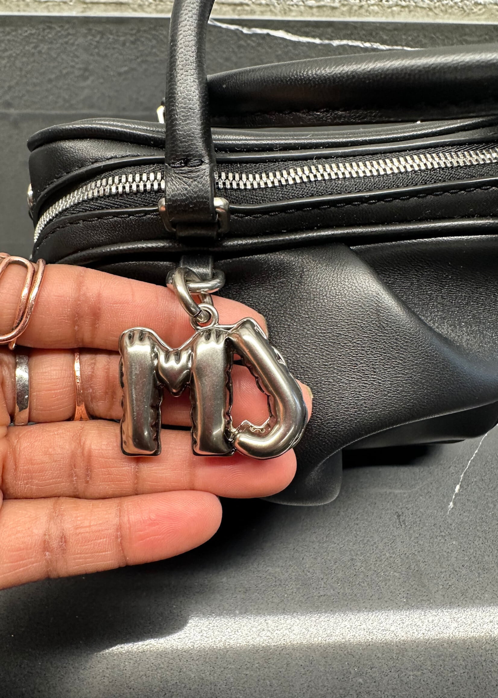 Marc Jacobs Micro Wave Black Crossbody