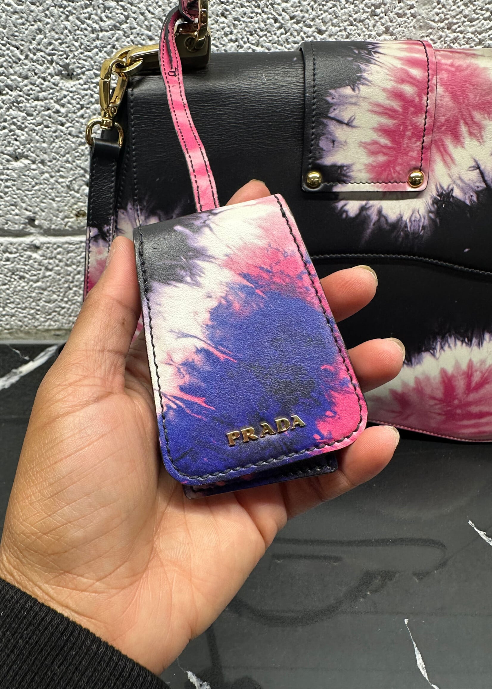 Prada Sidione Tie Dye Bag