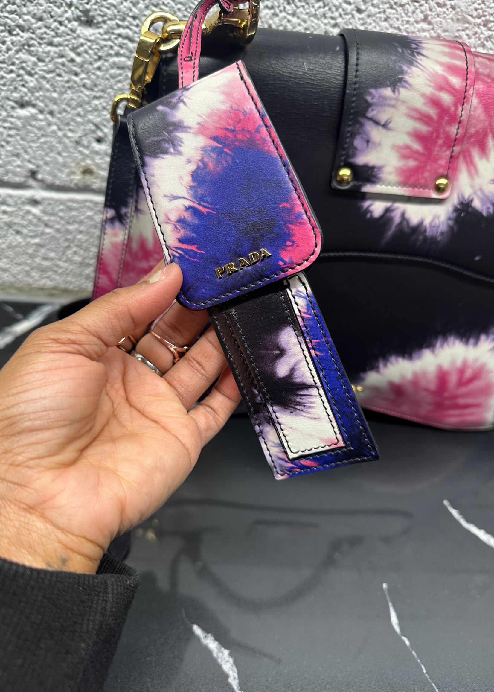 Prada Sidione Tie Dye Bag