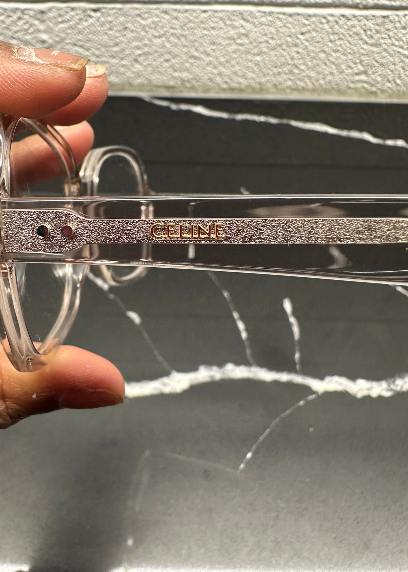 Celine TF7133 Clear Frames W CASE