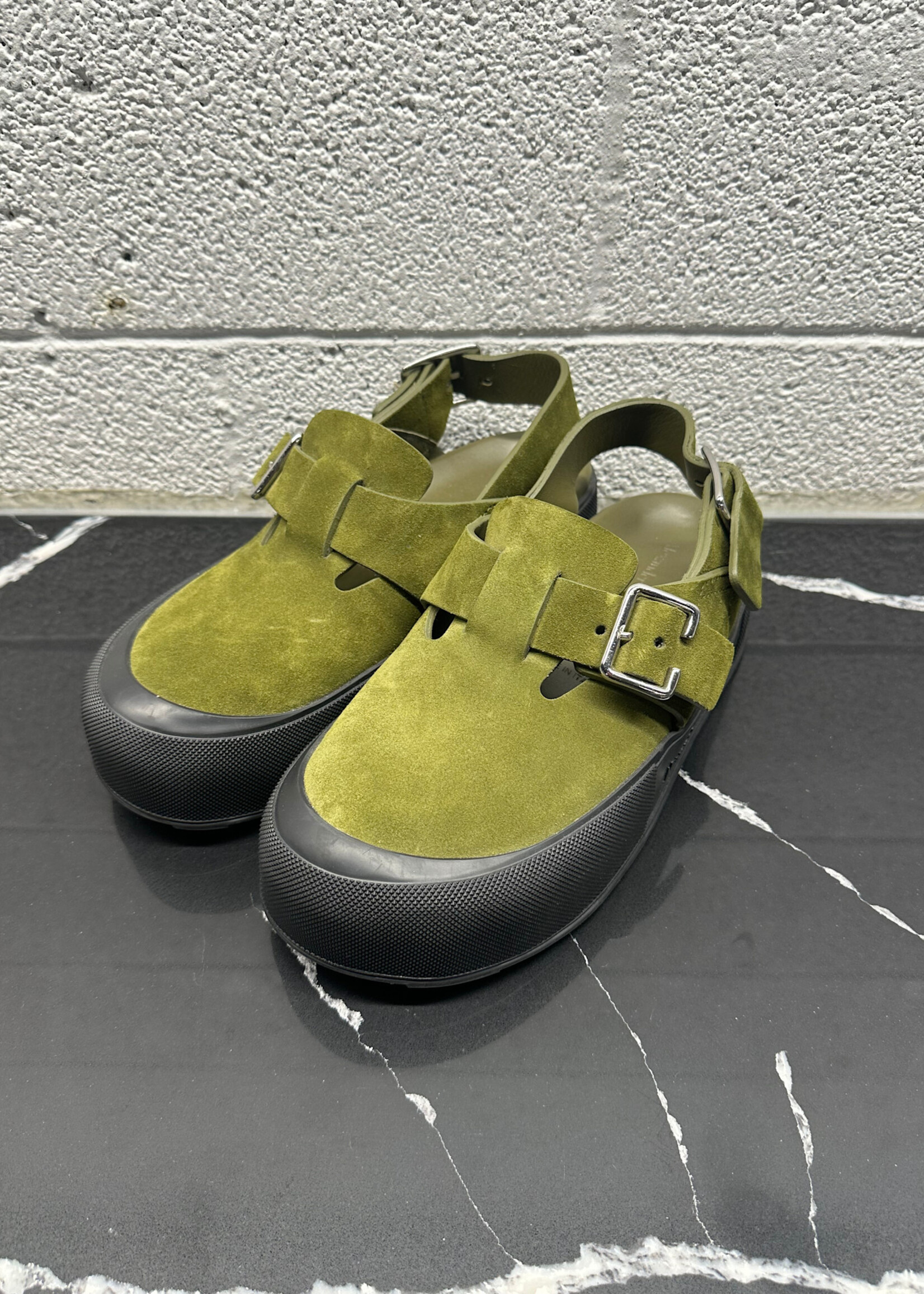 Alexander McQueen Green Mimac Clog Masc 10.5