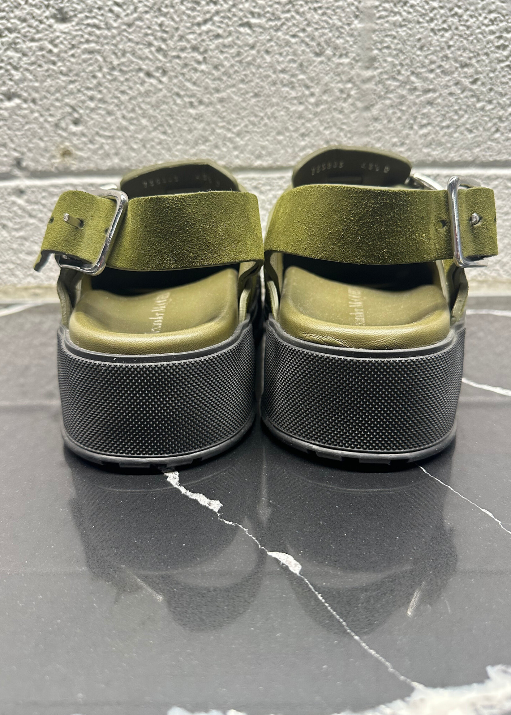Alexander McQueen Green Mimac Clog Masc 10.5