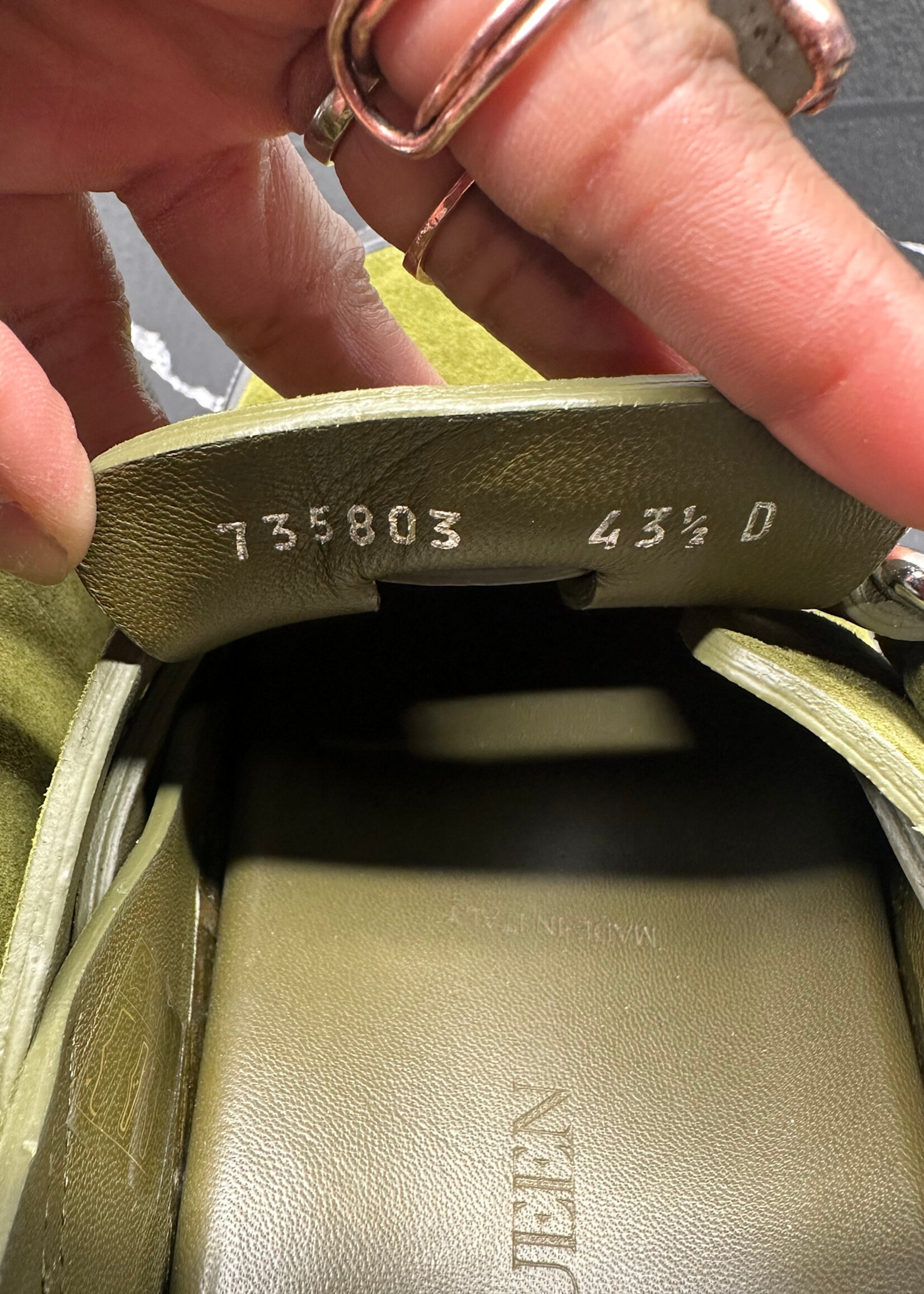 Alexander McQueen Green Mimac Clog Masc 10.5