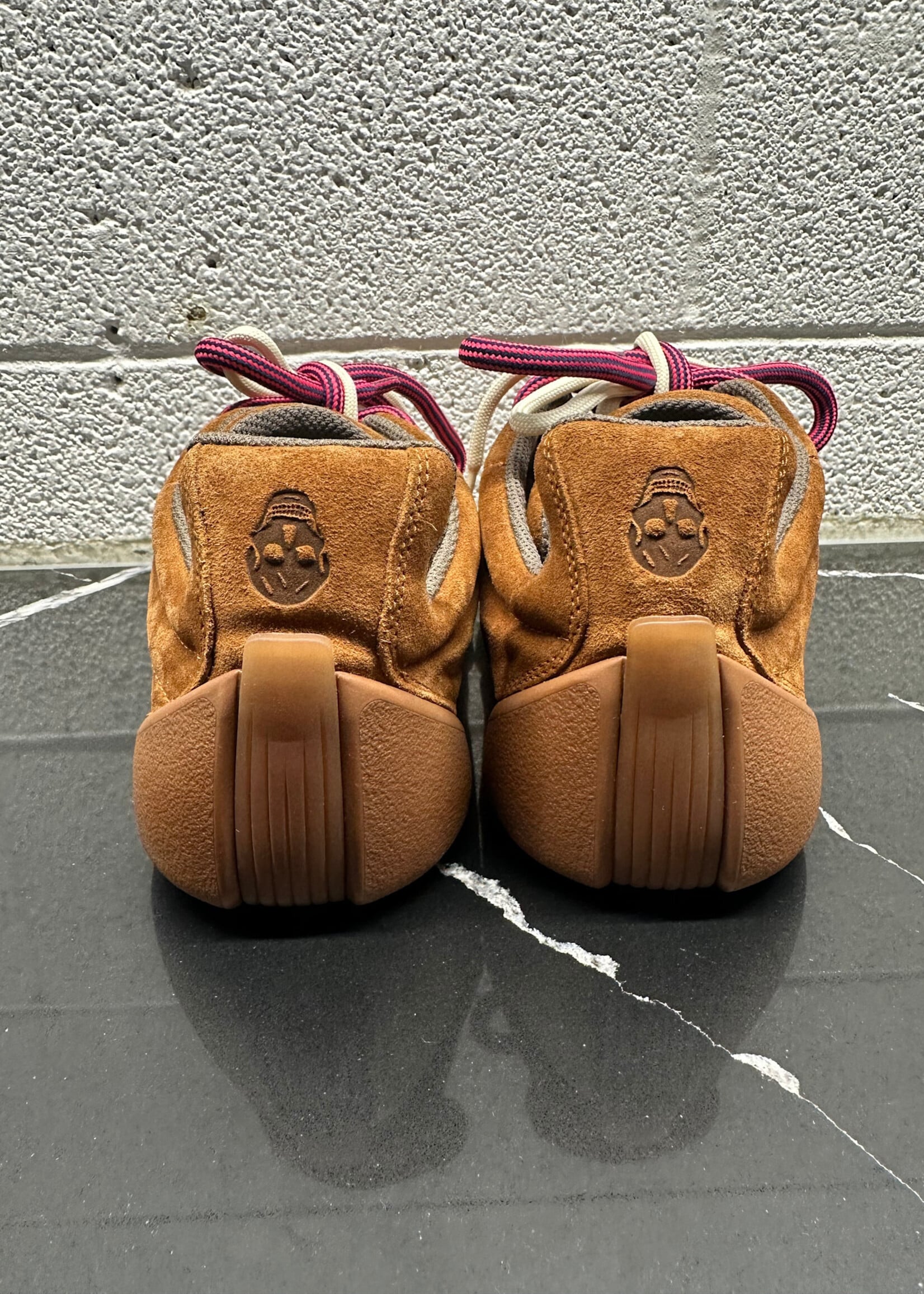 Alexander McQueen Brown Suede Flexion Sneaker 44/11