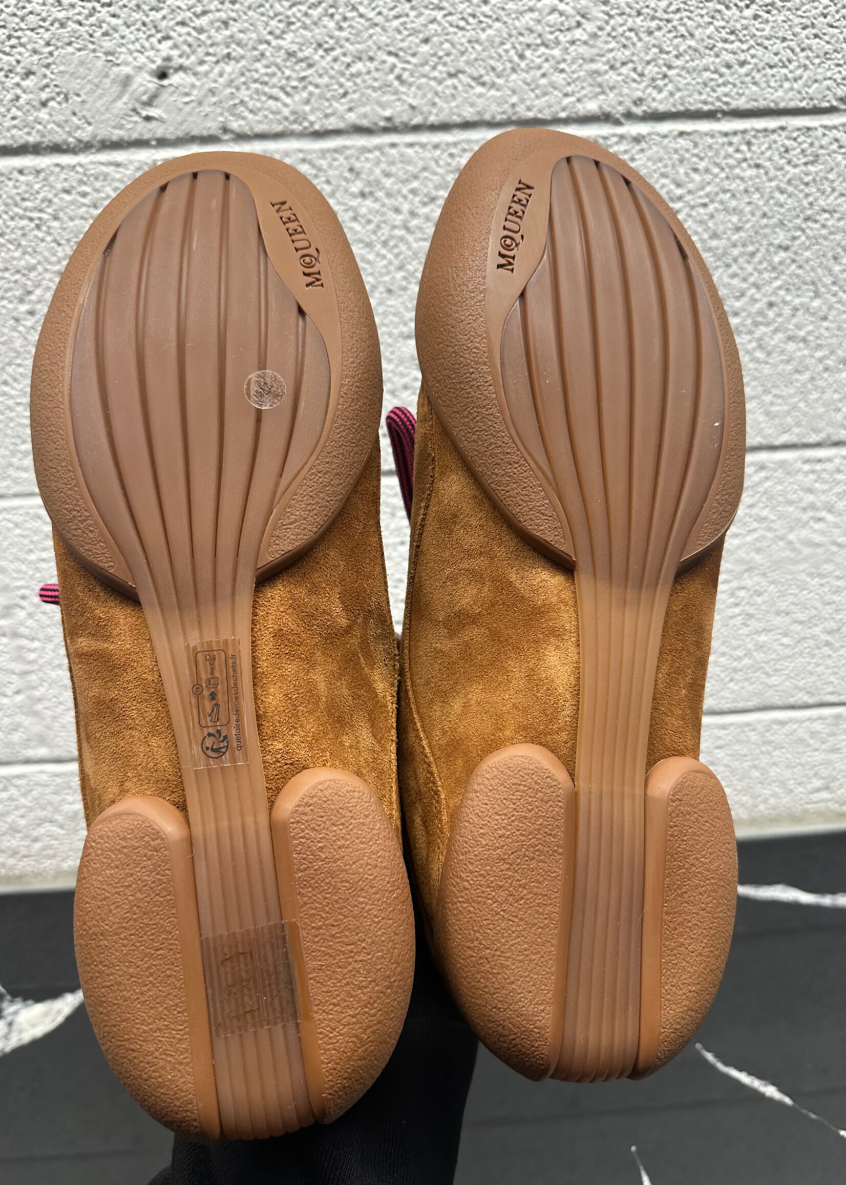 Alexander McQueen Brown Suede Flexion Sneaker 44/11