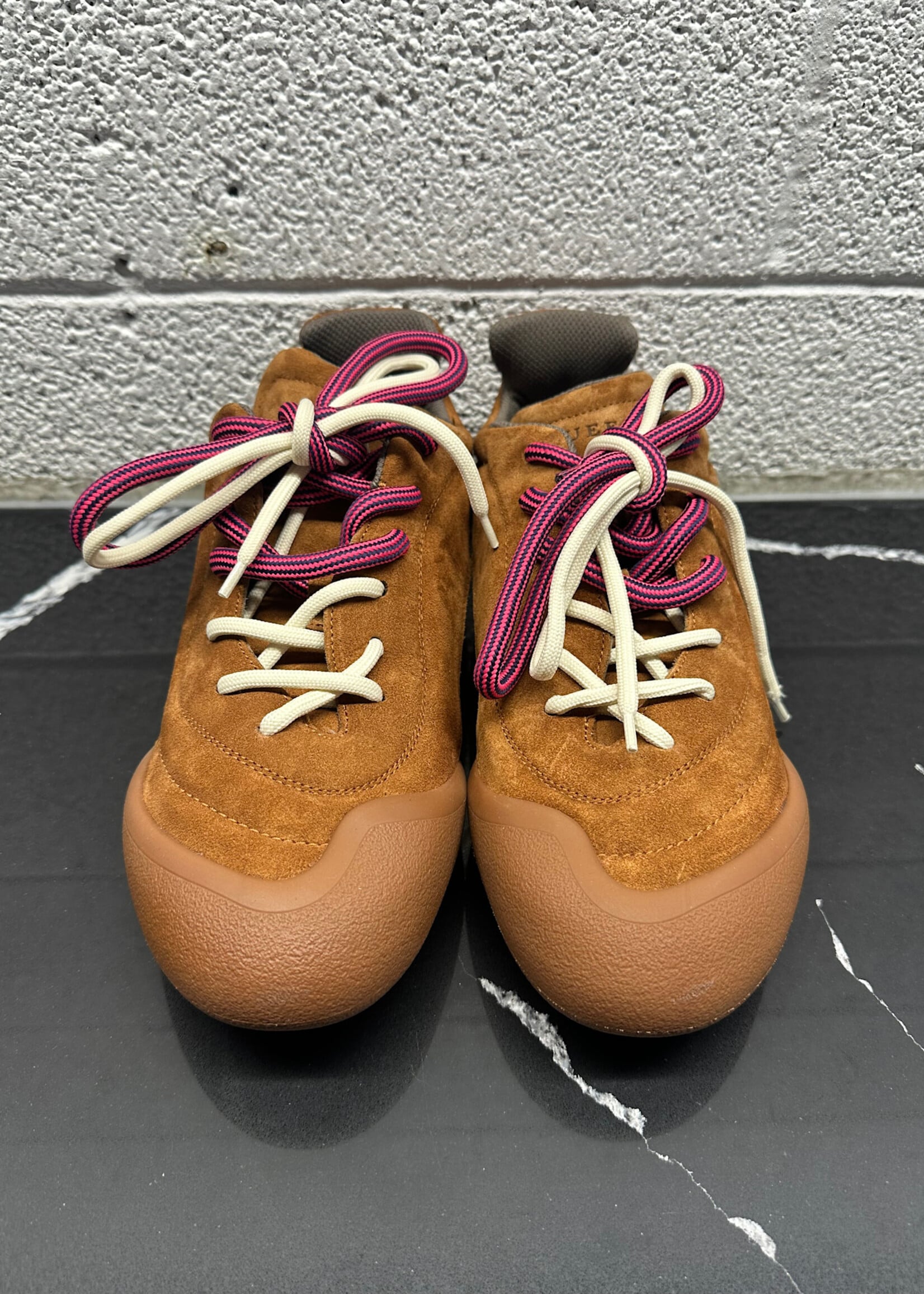Alexander McQueen Brown Suede Flexion Sneaker 44/11