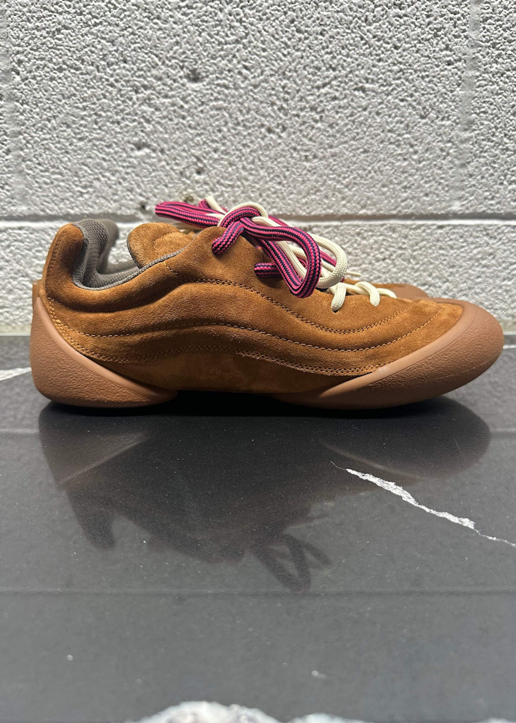 Alexander McQueen Brown Suede Flexion Sneaker 44/11