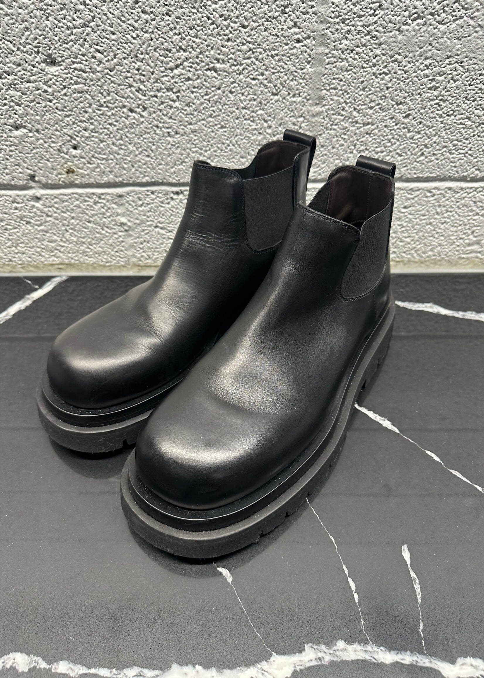 Bottega Veneta Black Mid Top Tire Boot Fits Masc 11