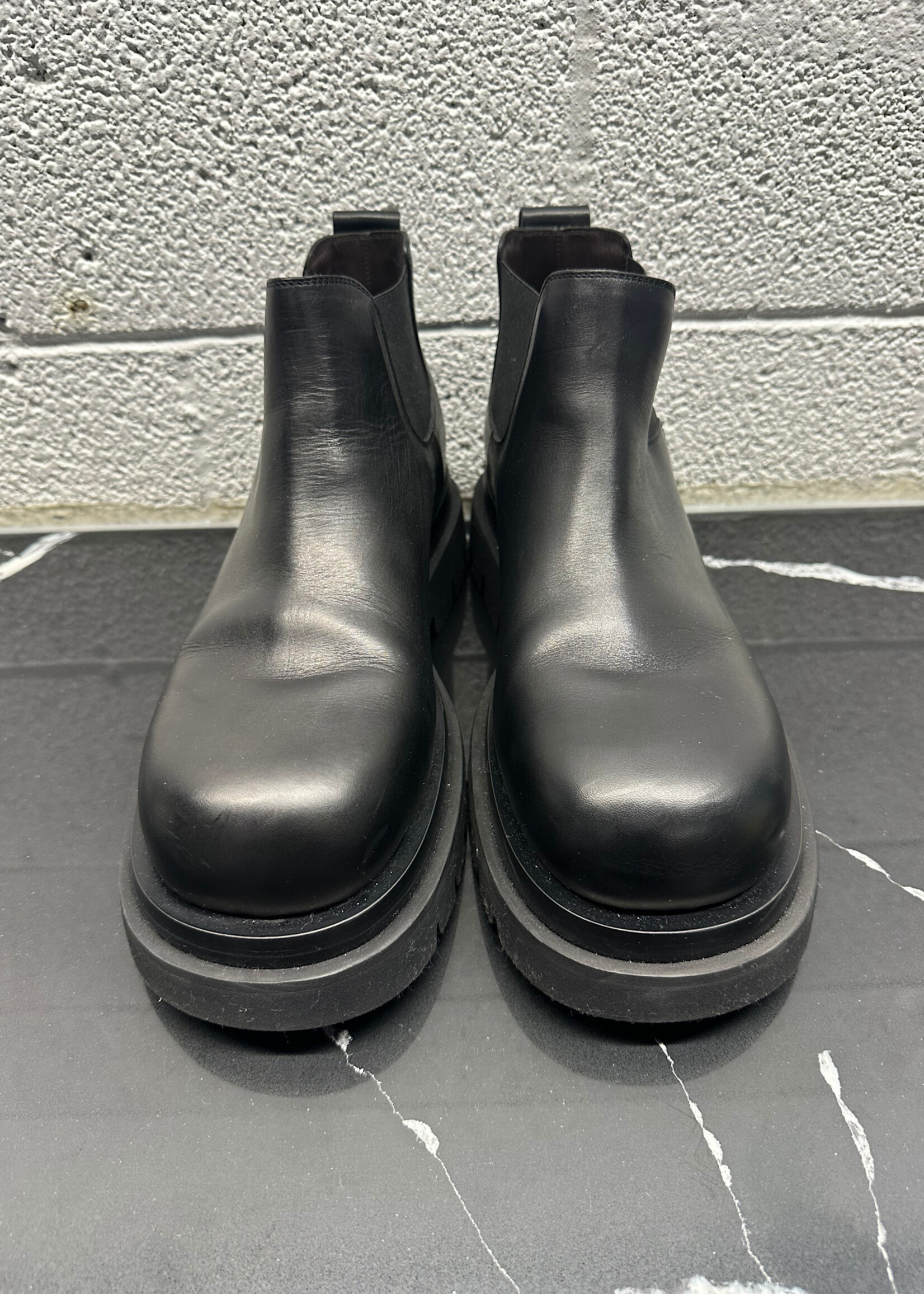 Bottega Veneta Black Mid Top Tire Boot Fits Masc 11