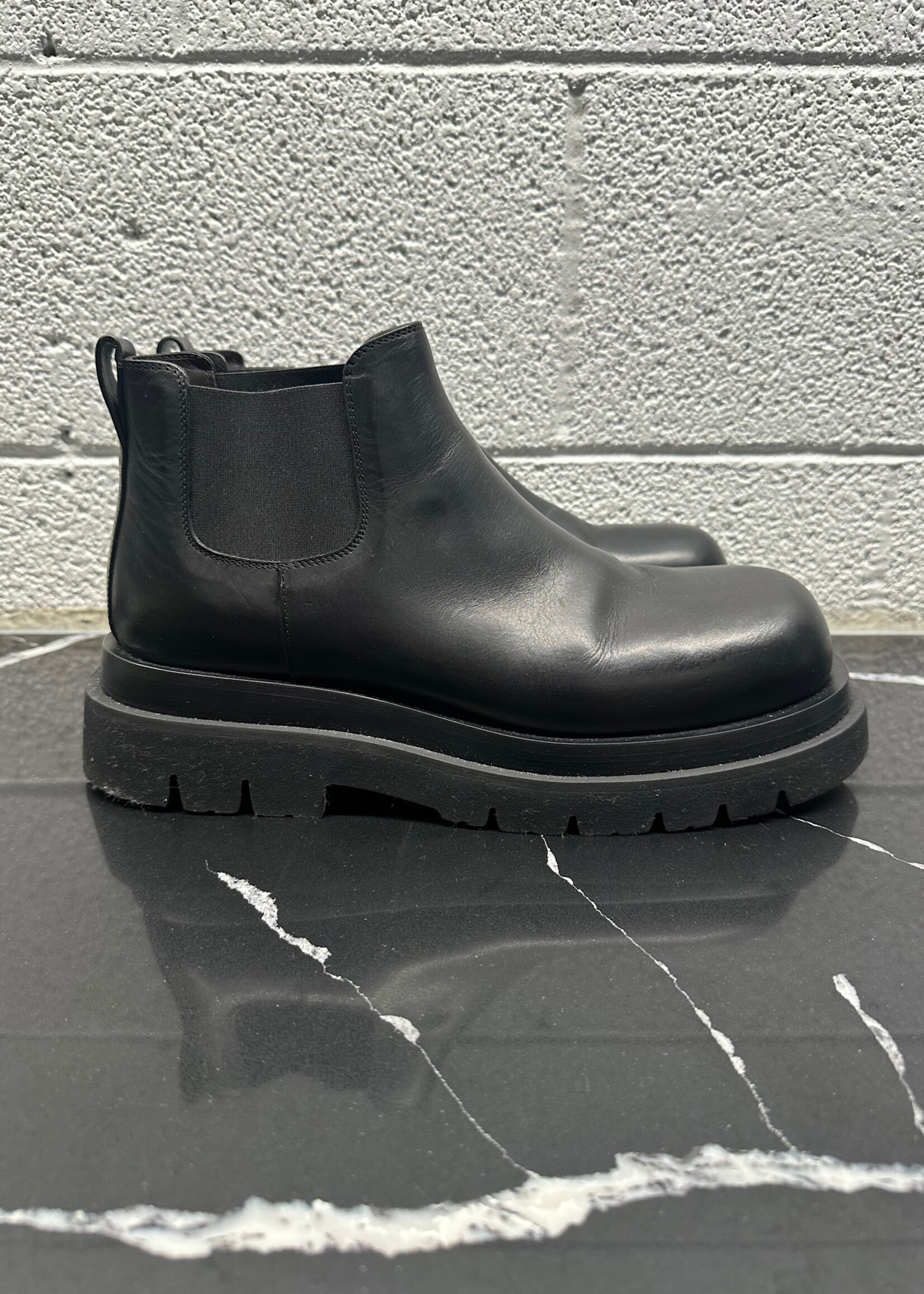 Bottega Veneta Black Mid Top Tire Boot Fits Masc 11