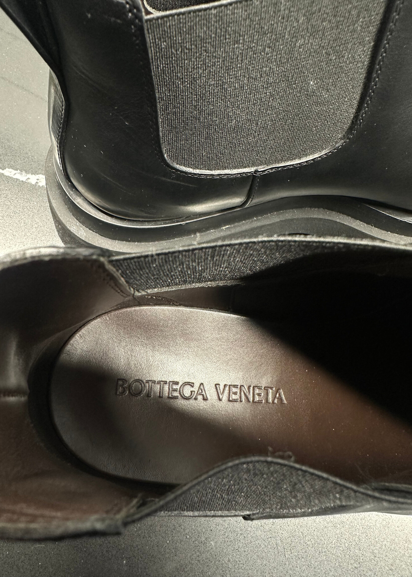 Bottega Veneta Black Mid Top Tire Boot Fits Masc 11