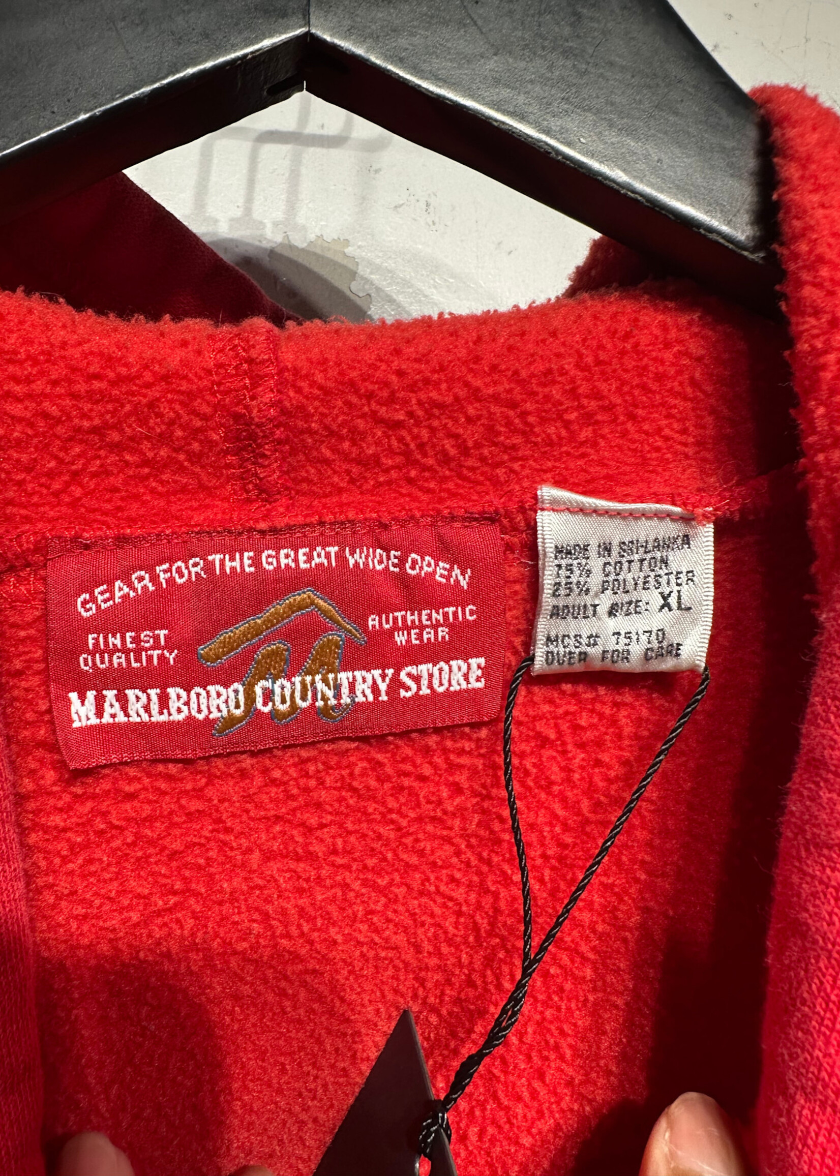 Marlboro Vintage Red Patch Hoodie XL