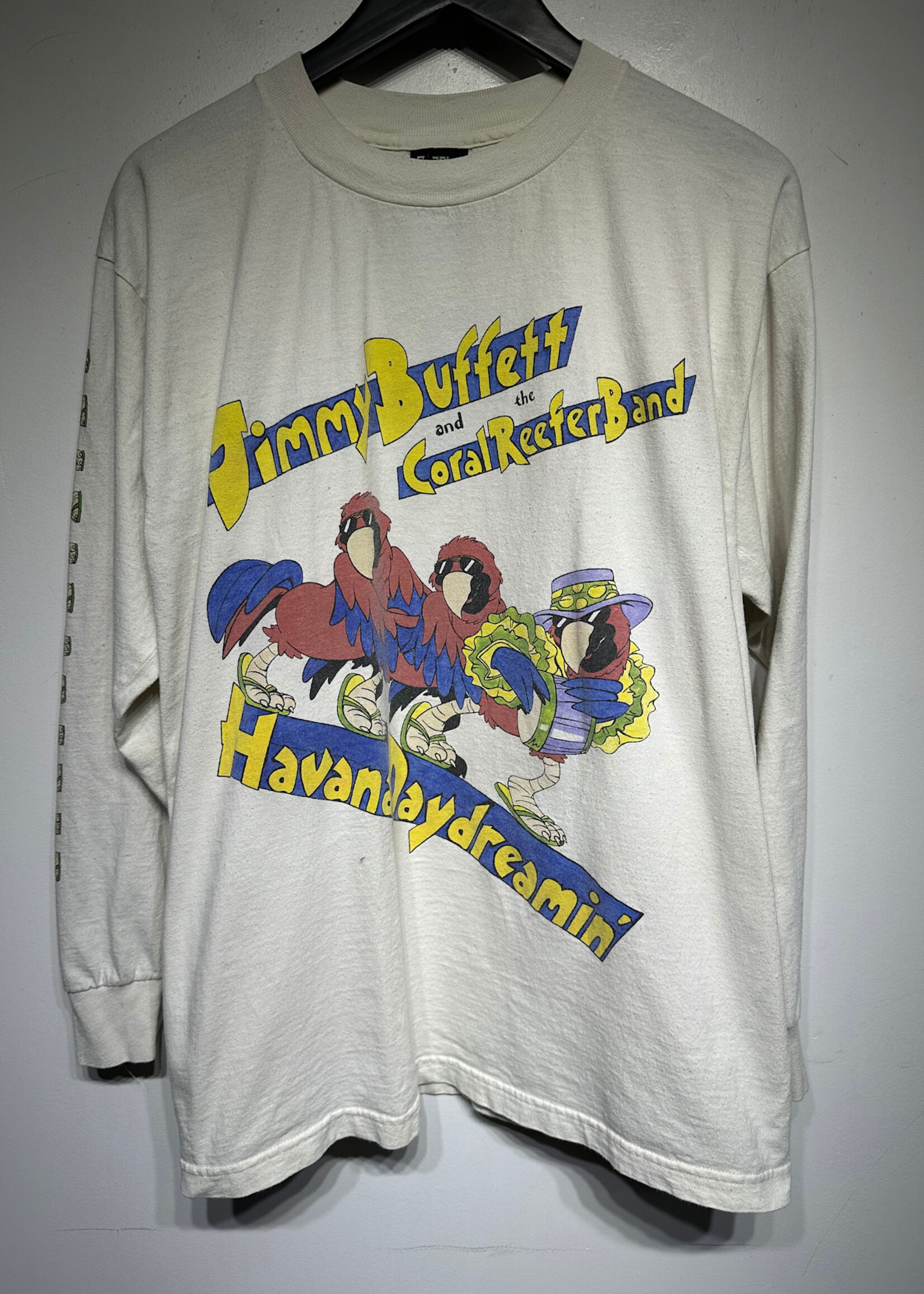 Jimmy Buffett & The Coral Reefer Band Vintage LS L