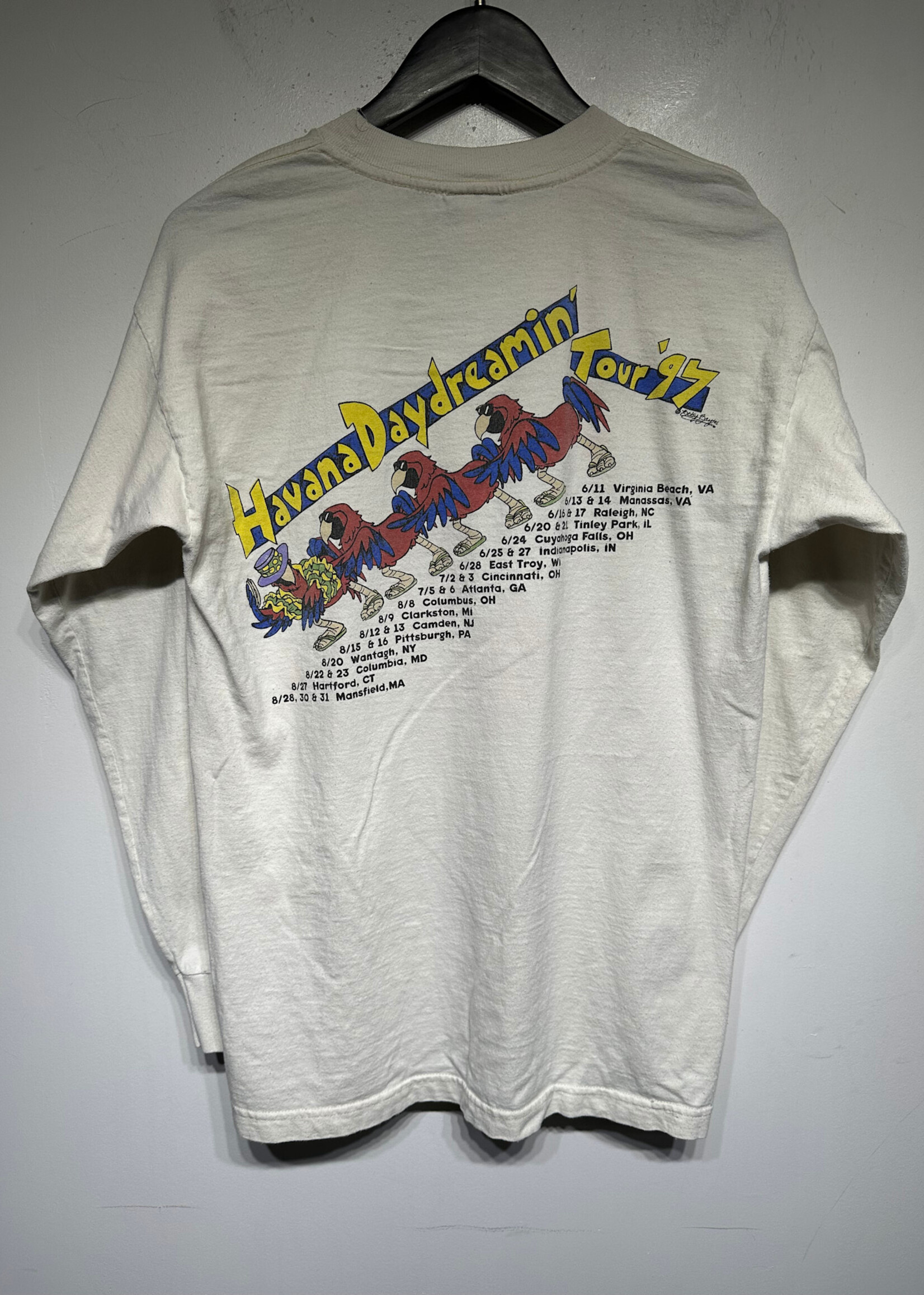 Jimmy Buffett & The Coral Reefer Band Vintage LS L